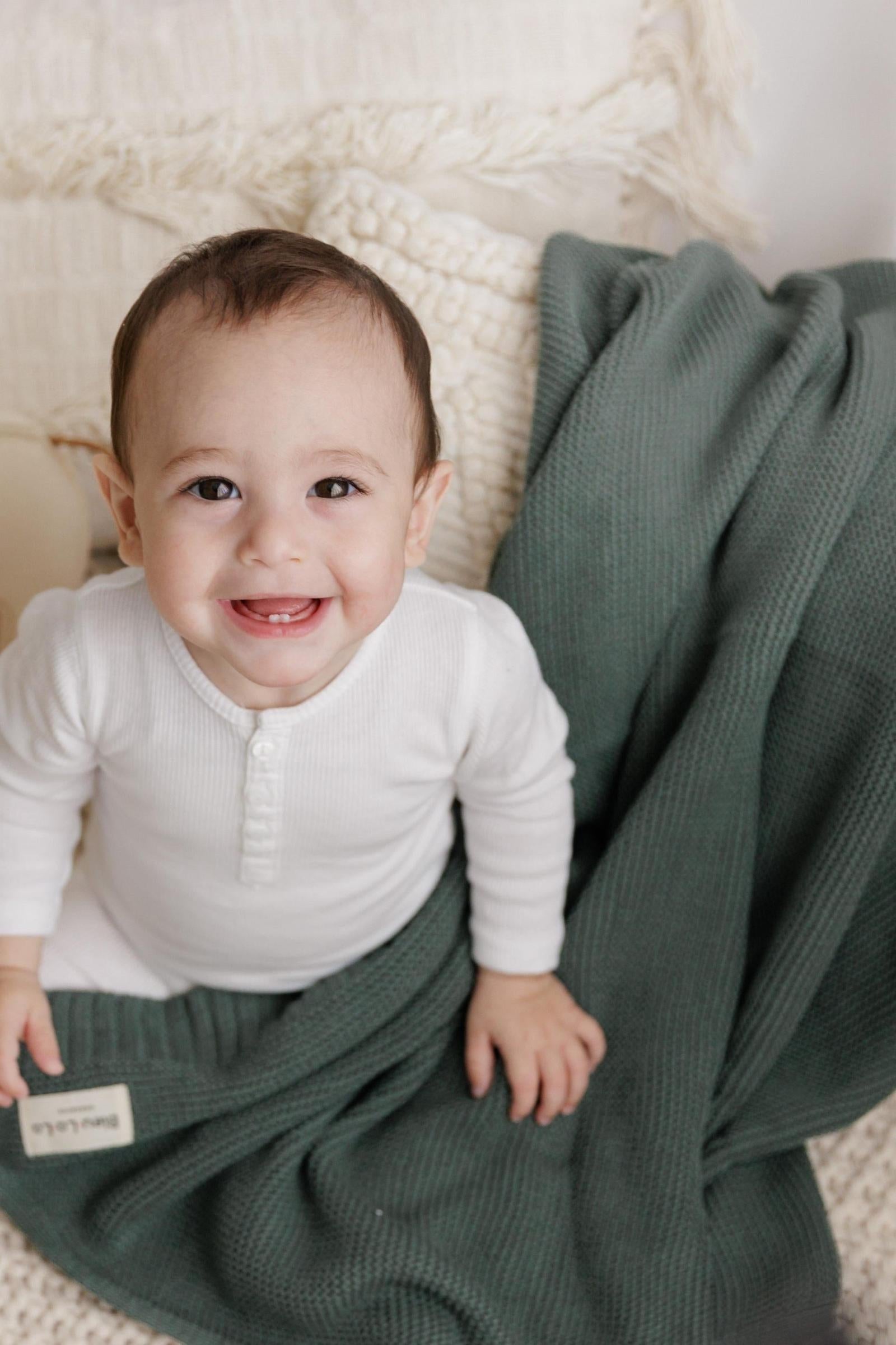 Heritage Knit - 100% Organic Cotton Luxury Knit Baby Swaddle Blanket