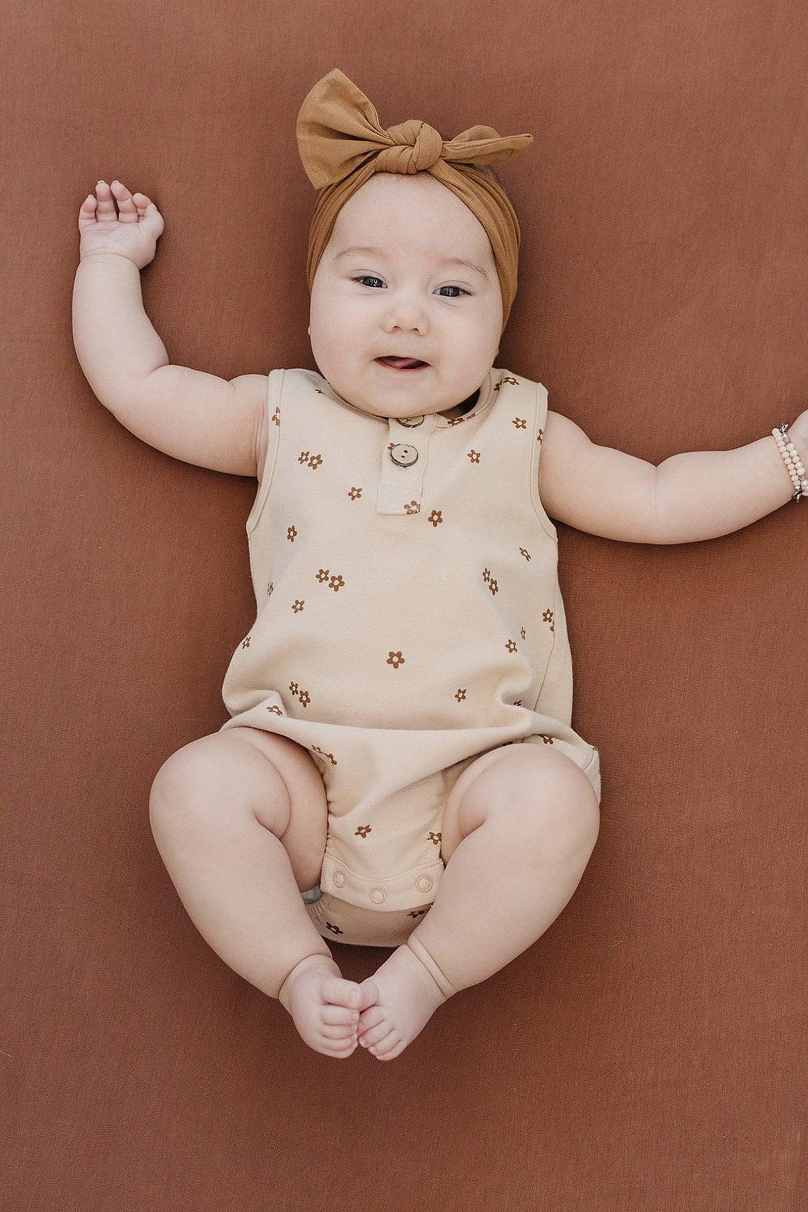 Rust Stretch Crib Sheet, Bamboo, Baby Essentials
