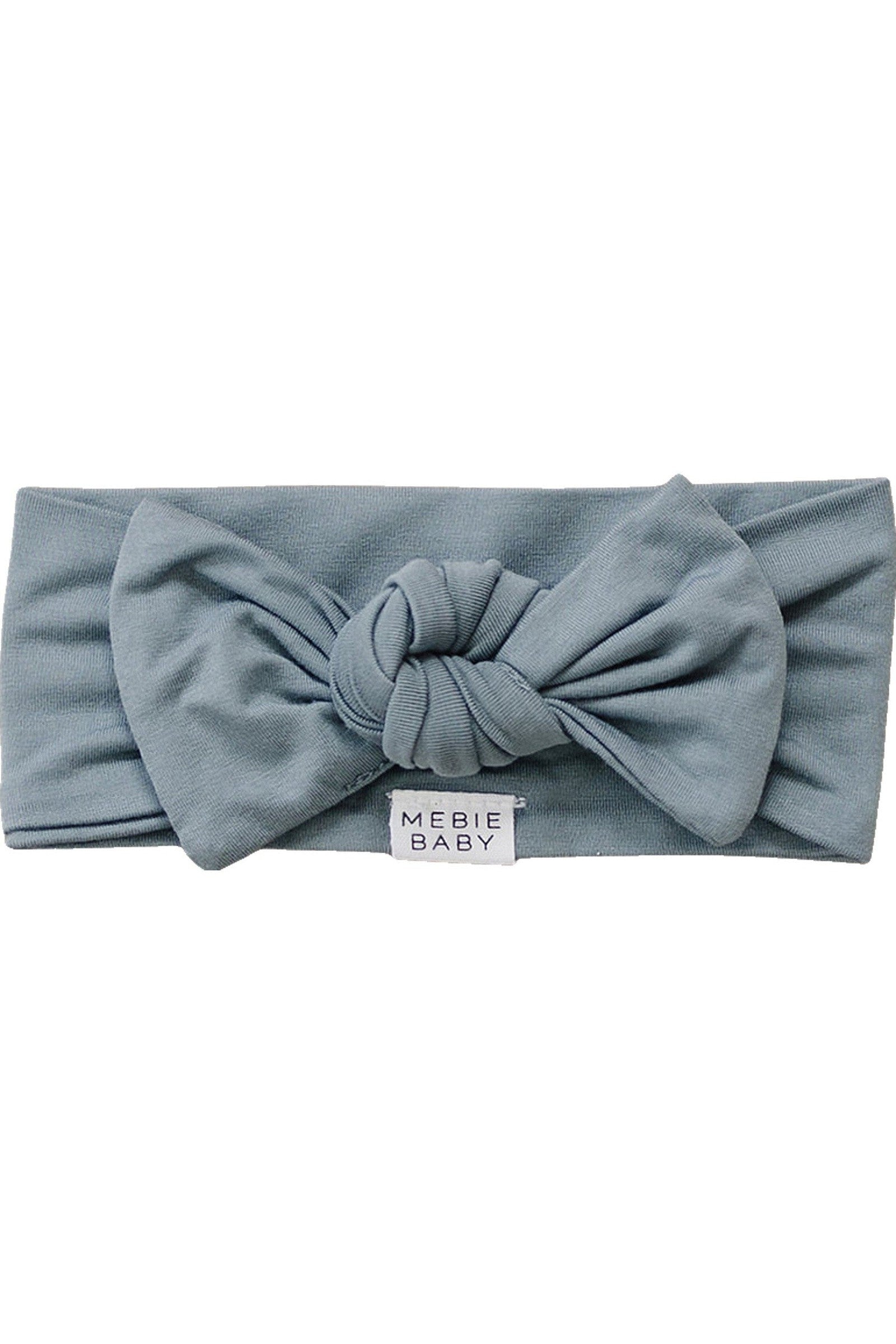 Baby Girl Dusty Blue Head Wrap, Bamboo, Baby