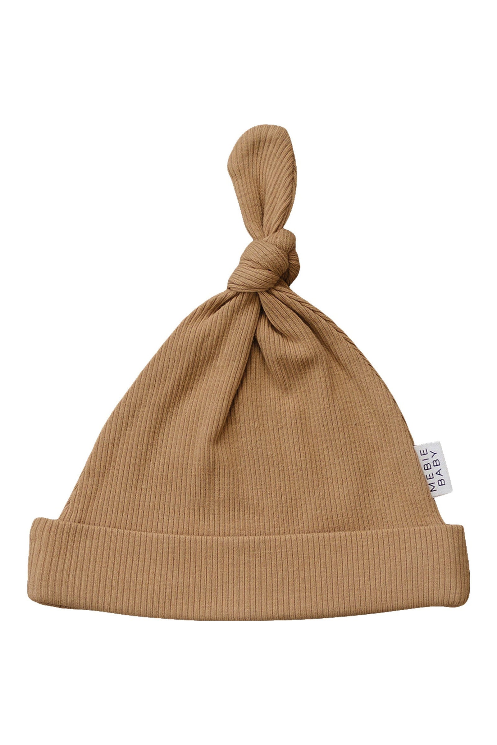 Cafe Organic Ribbed Newborn Knot Hat, Organic Cotton, Gender Neutral, Baby Essentials
