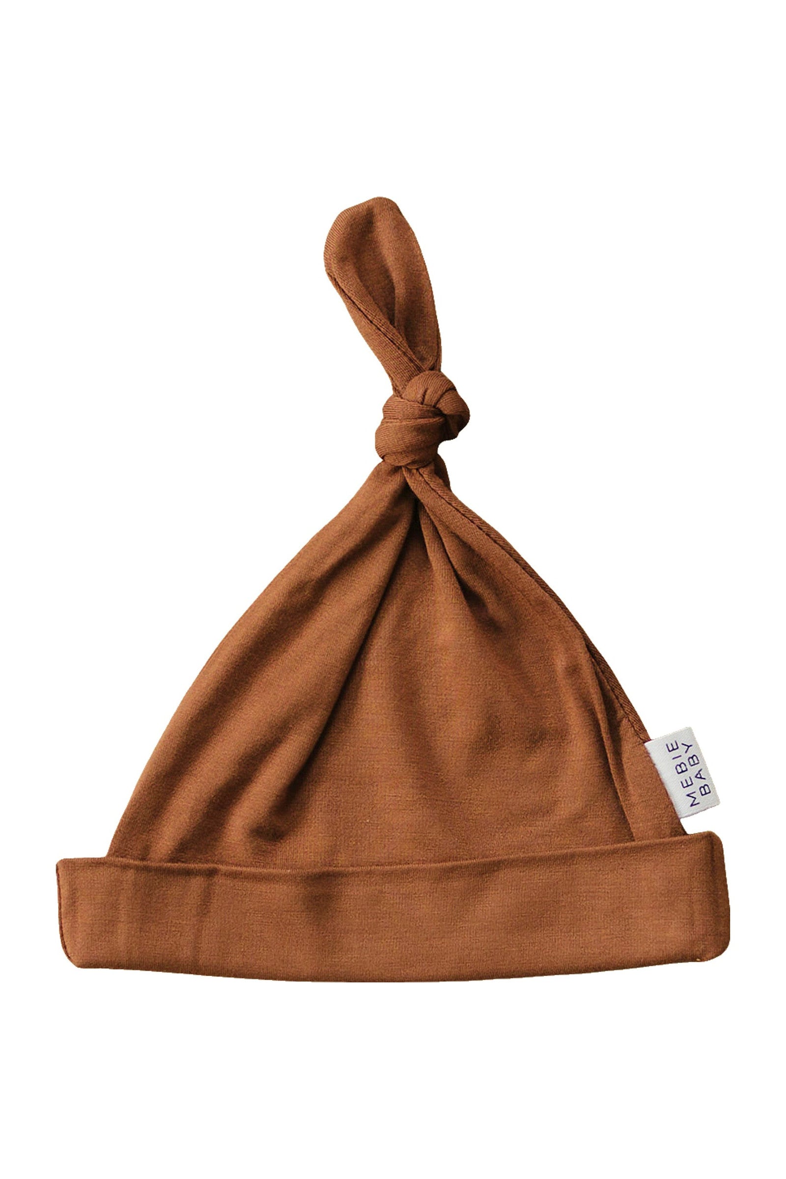 Rust Newborn Knot Hat, Bamboo, Newborn, Baby Essentials
