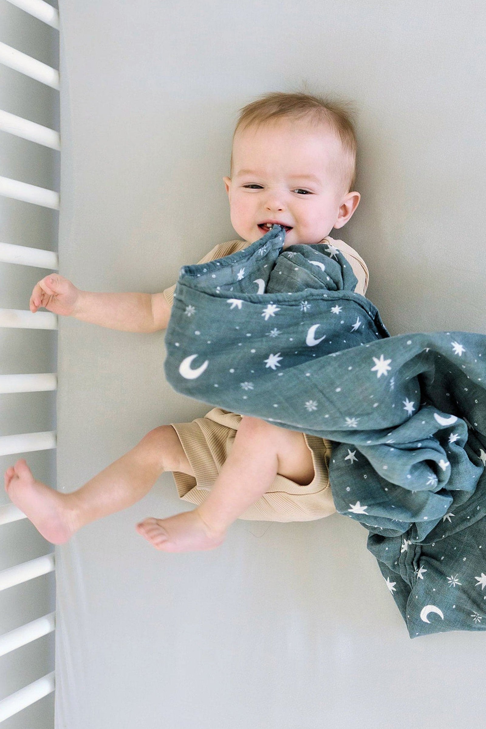 Oatmeal Stretch Crib Sheet, Bamboo, Baby Essentials