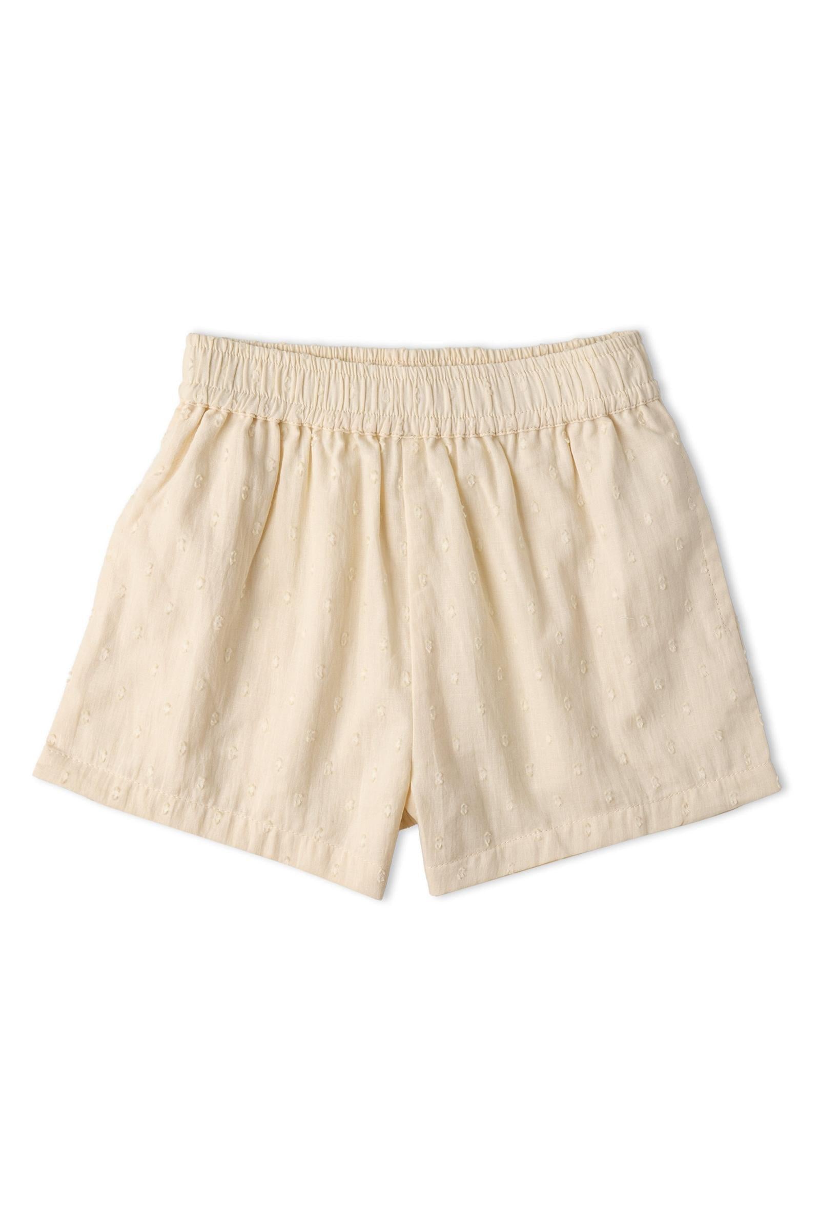 Organic Smocked Top & Shorts Set - Butter Yellow