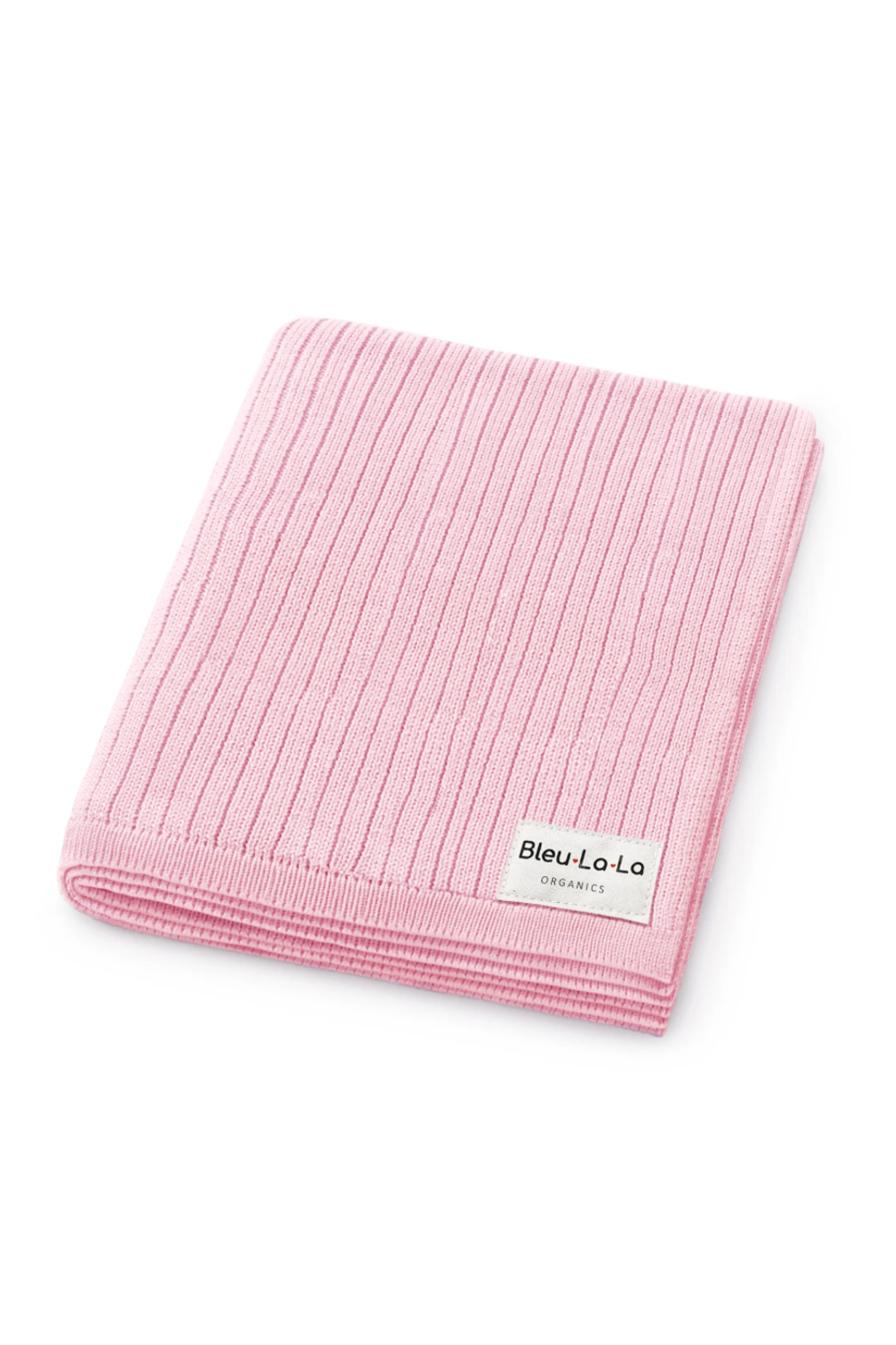 Organic Ribbed Knit Cotton Swaddle Blanket, 100% Organic Cotton