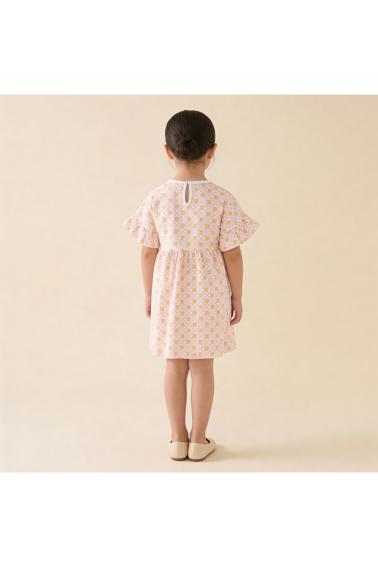 Organic Dolman Sleeve Dress - Pop Floral