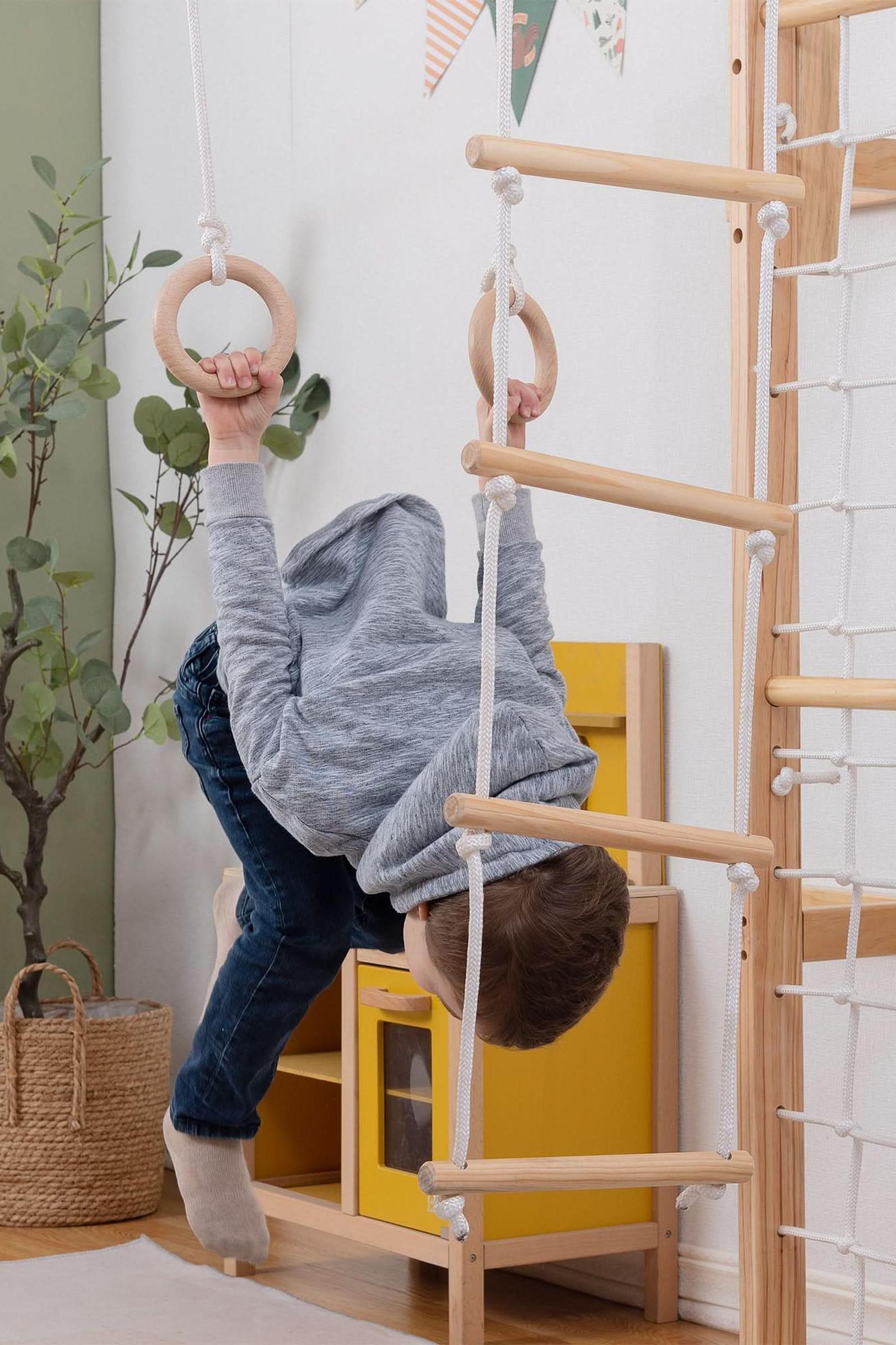 Grove Foldable Jungle Gym Playset, Indoor, Climber, Slide, Toddlers & Kids