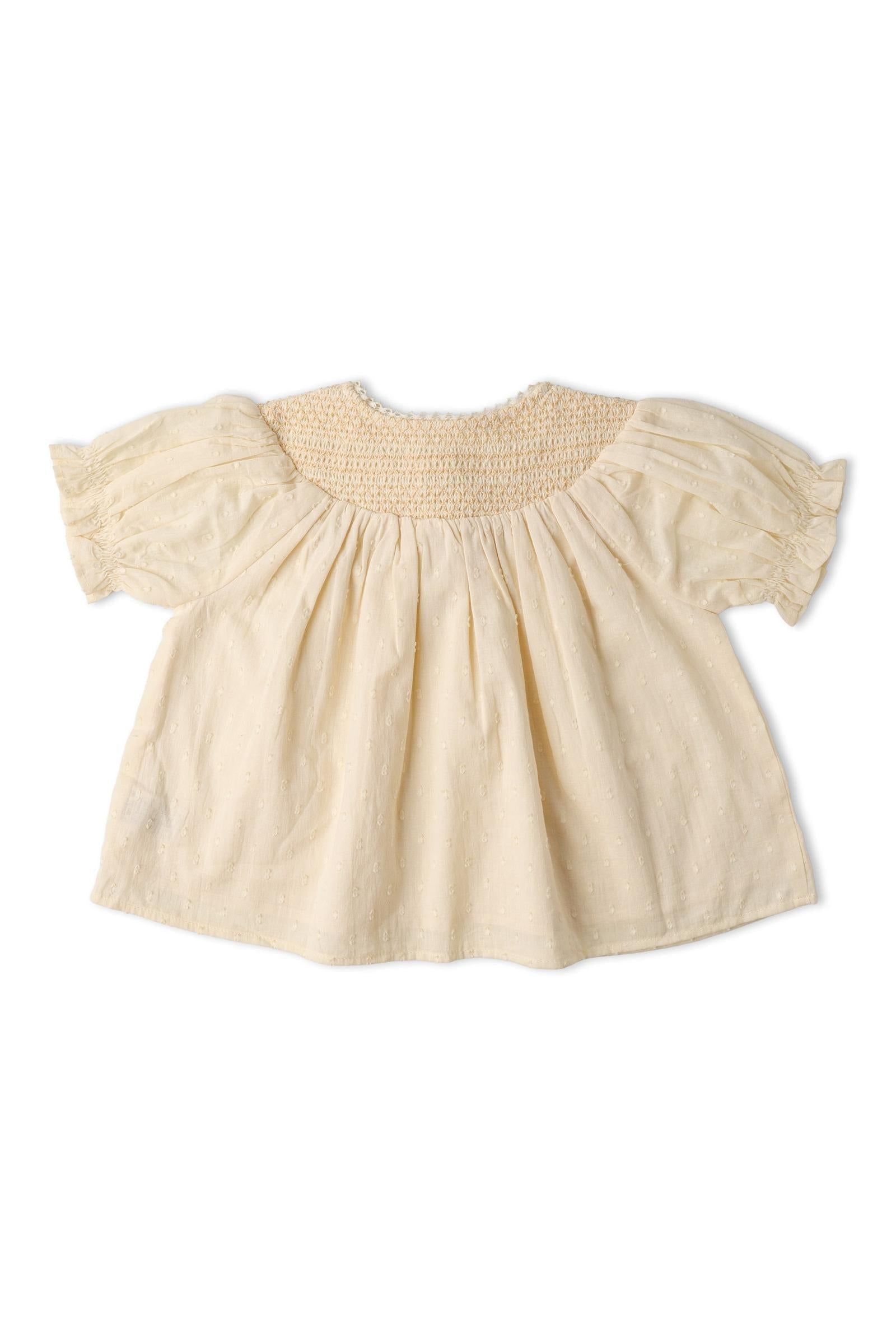 Organic Smocked Top & Shorts Set - Butter Yellow