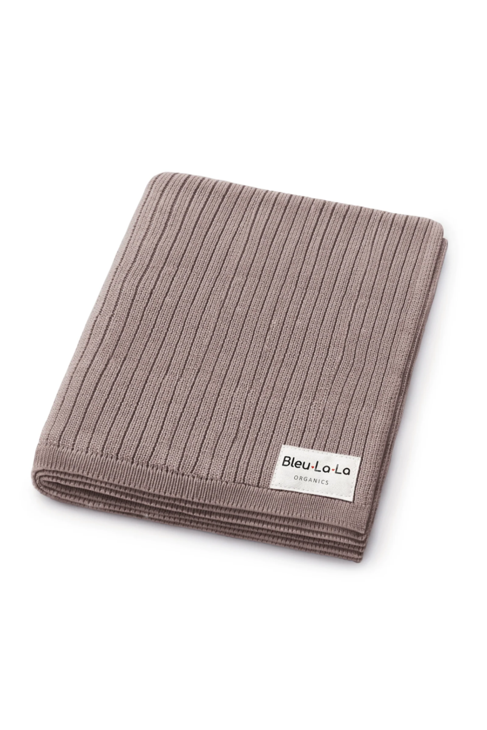 Organic Ribbed Knit Cotton Swaddle Blanket, 100% Organic Cotton