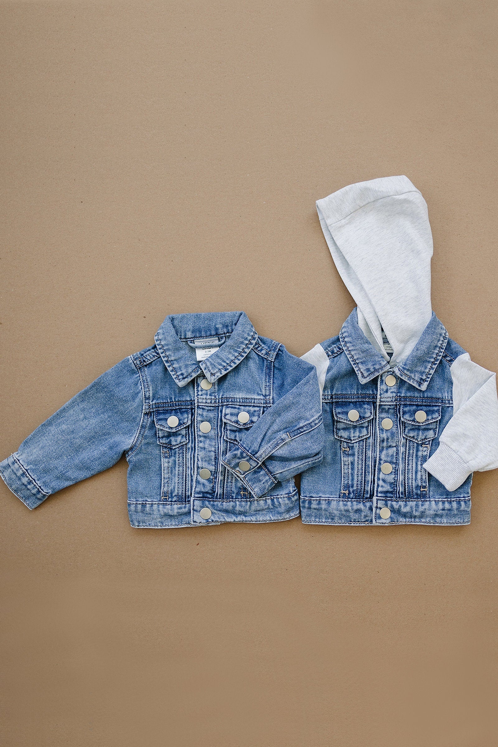 Baby & Toddler Hooded Jean Jacket, 100% Cotton, Gender Neutral, Gender Neutral, Baby