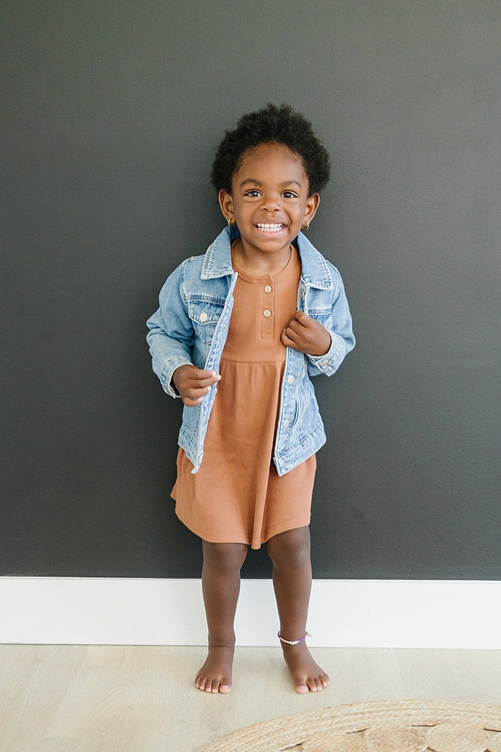 Baby & Toddler Jean Jacket, 100% Cotton, Gender Neutral, Baby, Toddler & Kids