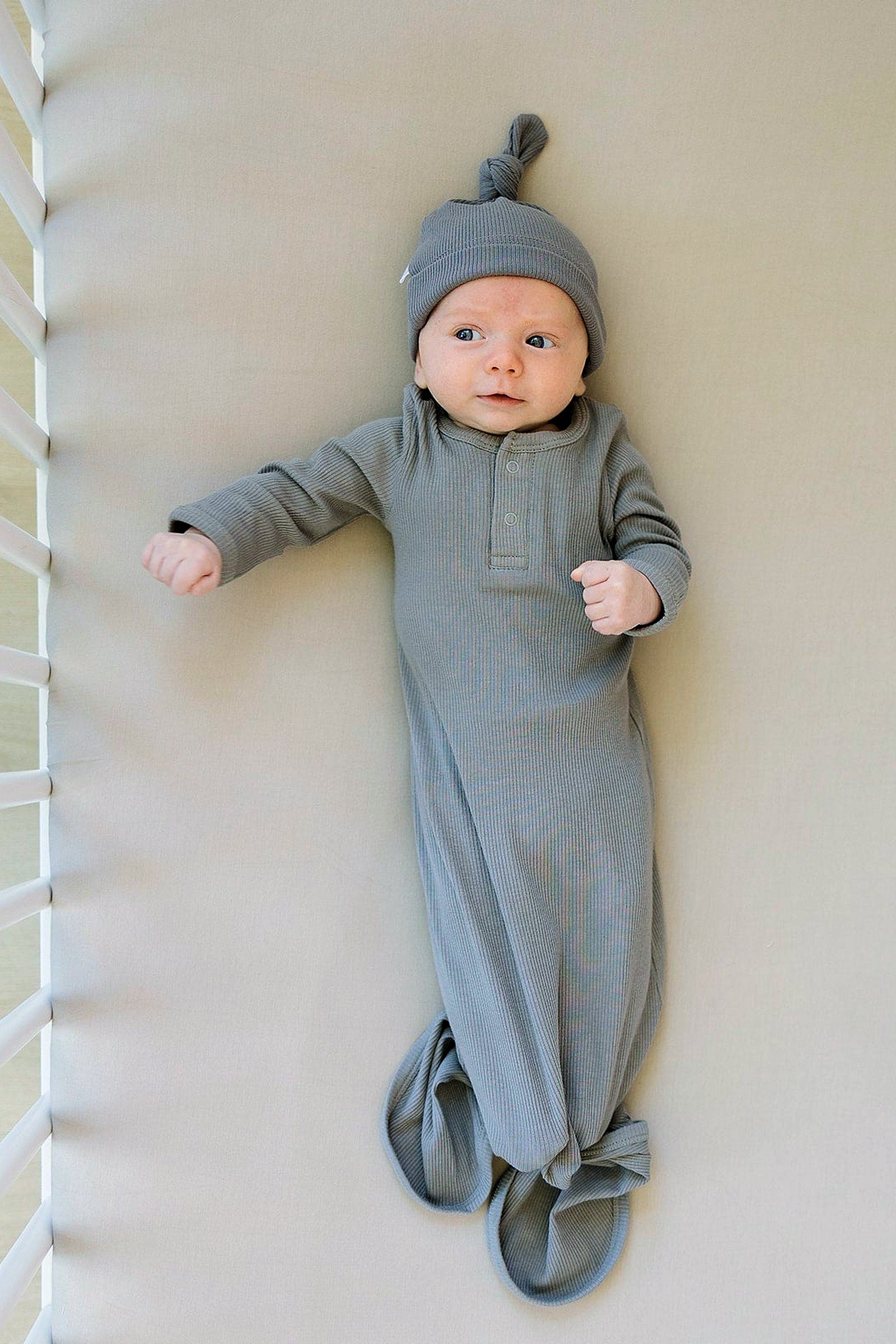 Oatmeal Stretch Crib Sheet, Bamboo, Baby Essentials