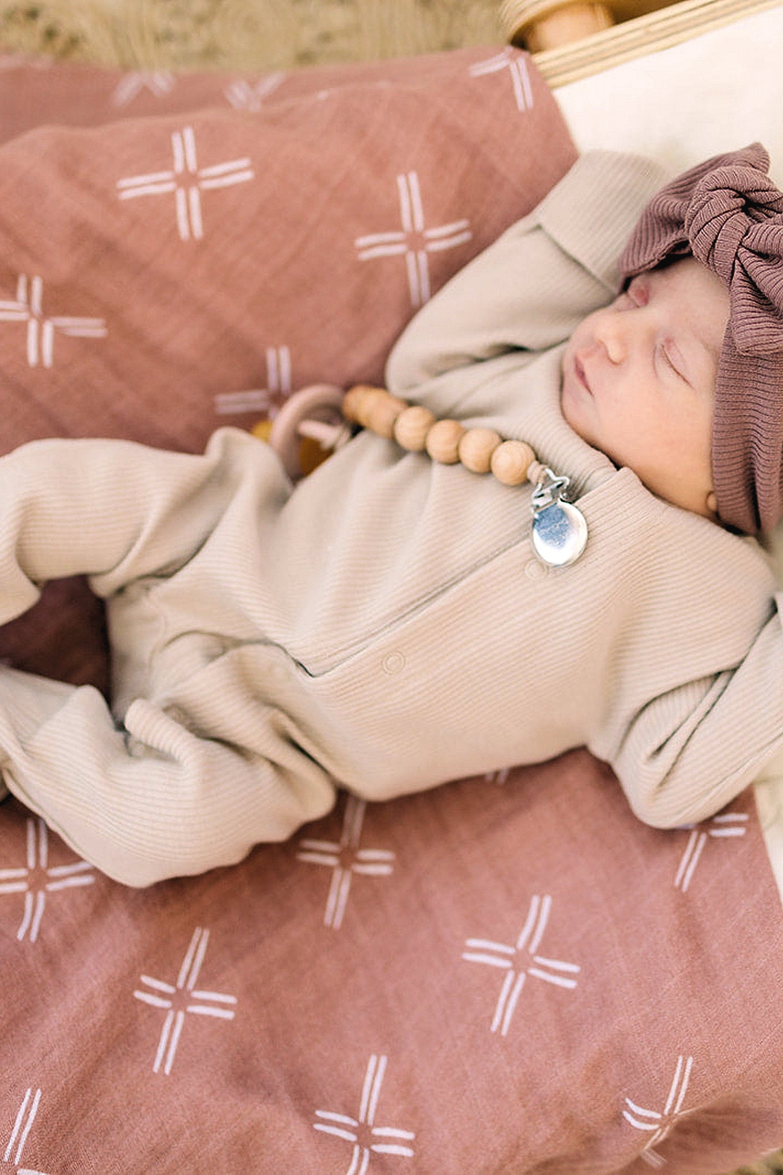 Just Peachy Muslin Swaddle Blanket, 100% Cotton, Baby Essentials