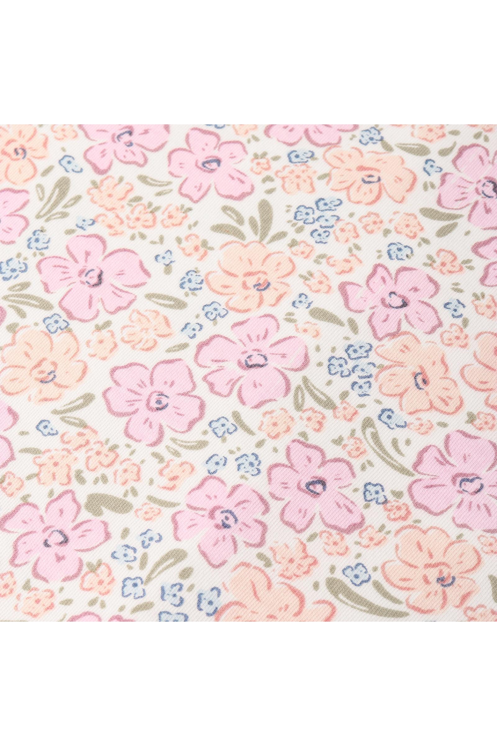 Organic Flutter Dress - Peony