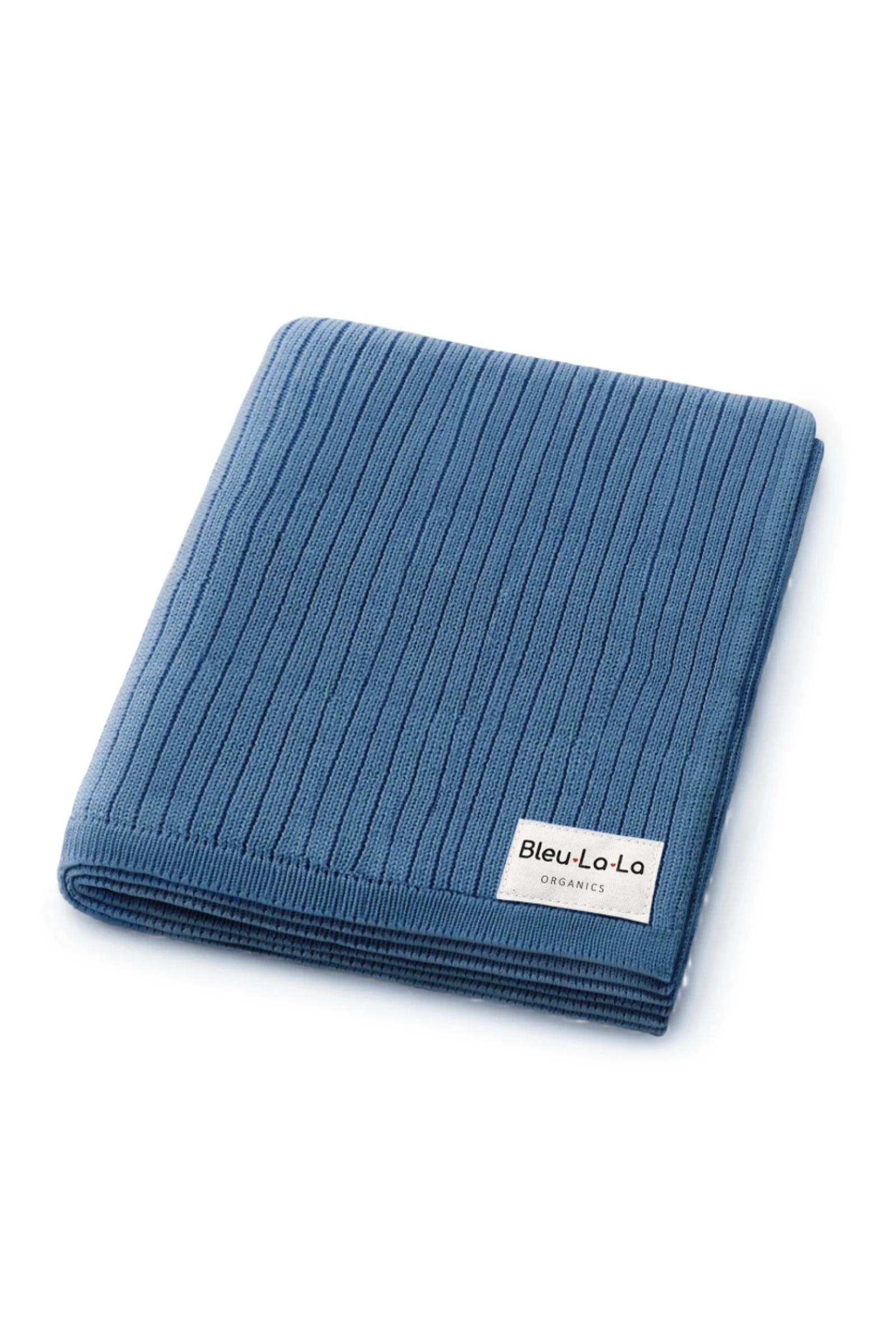Organic Ribbed Knit Cotton Swaddle Blanket, 100% Organic Cotton