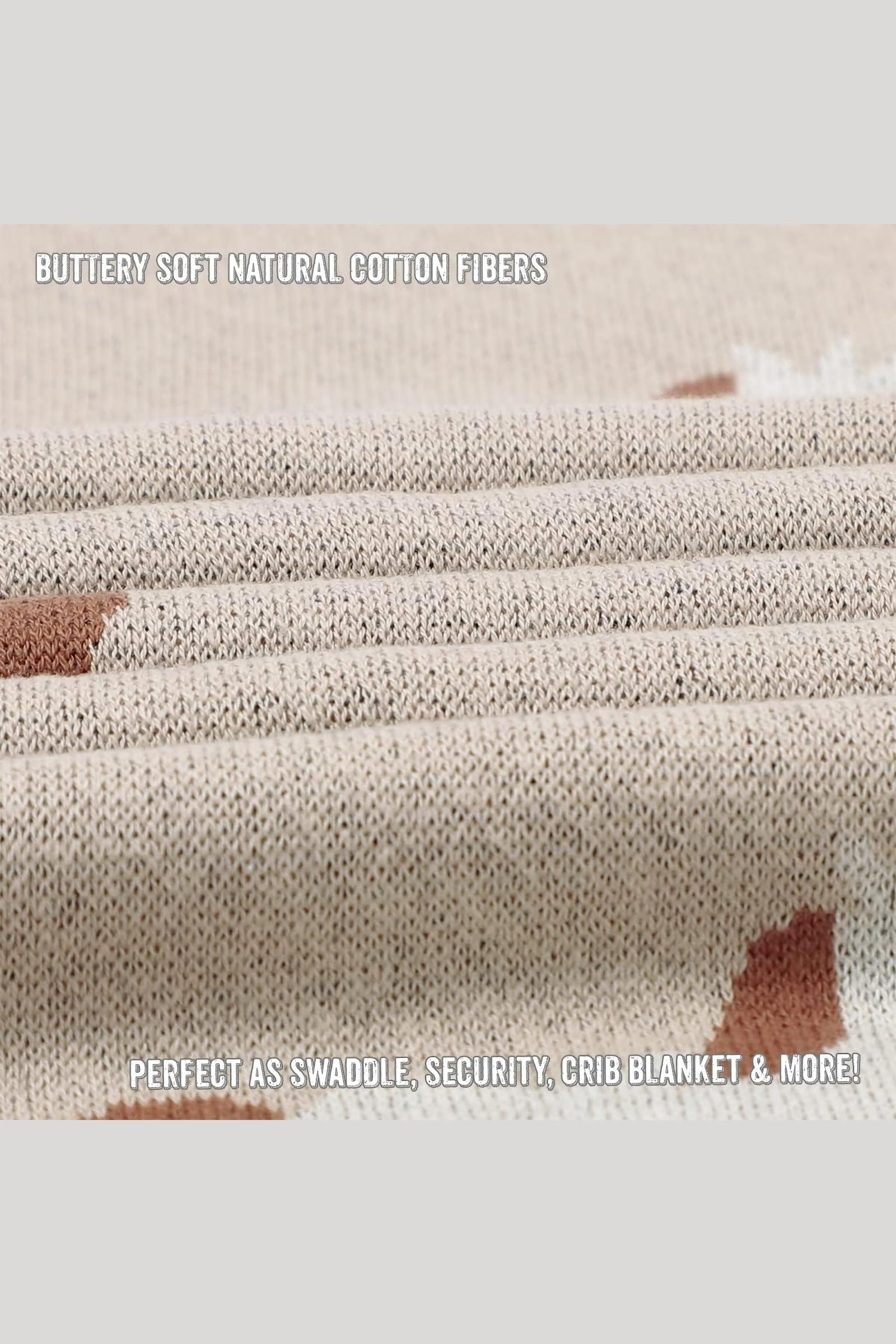Knit Unicorn Luxury Swaddle Blanket, 100% OEKO Tex Pima Cotton