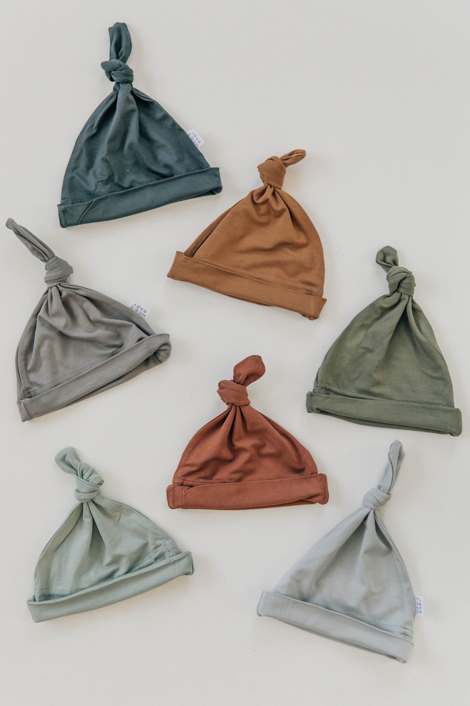 Rust Newborn Knot Hat, Bamboo, Newborn, Baby Essentials