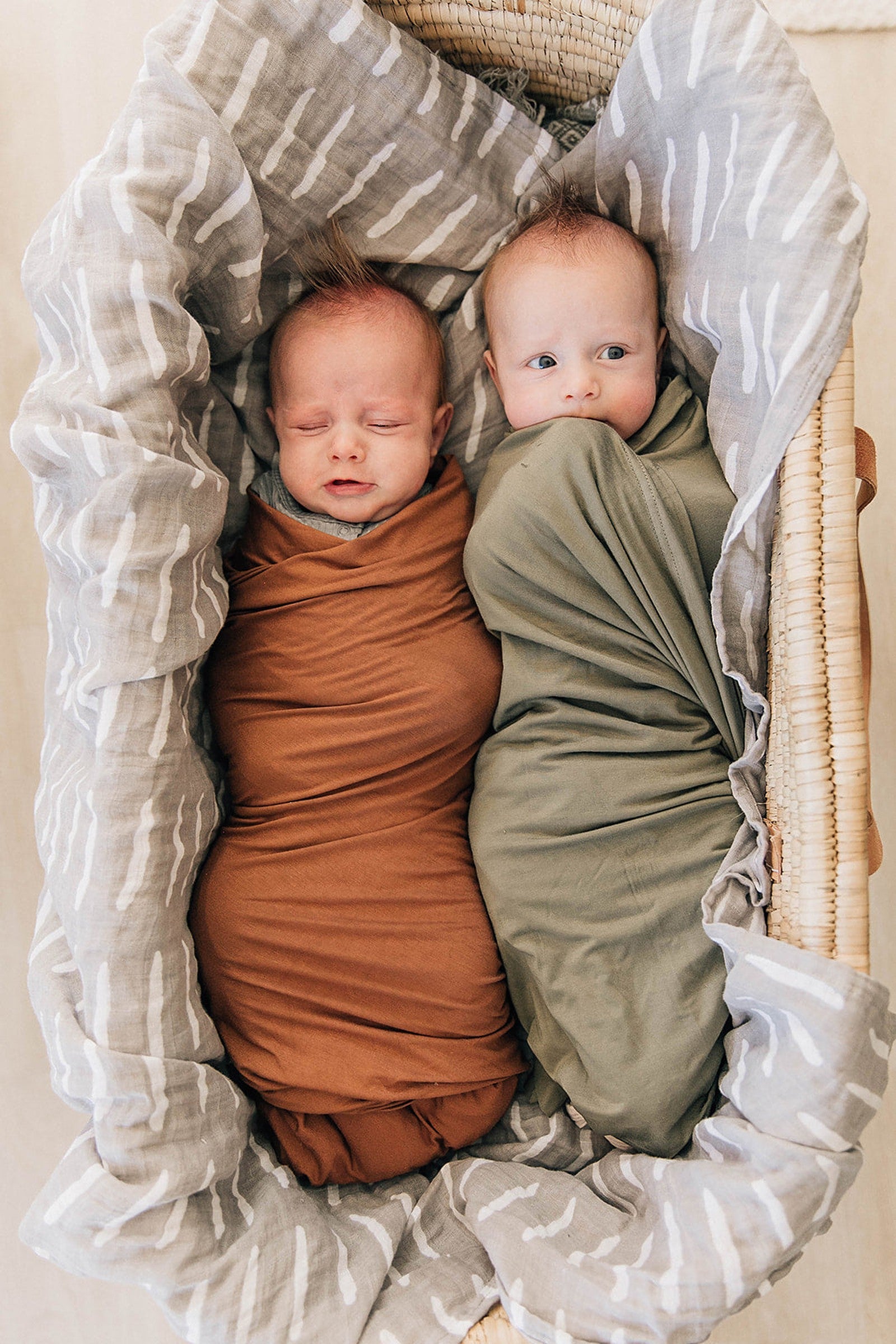 Olive Stretch Swaddle Blanket | Bamboo | Baby Essentials | Gender Neutral