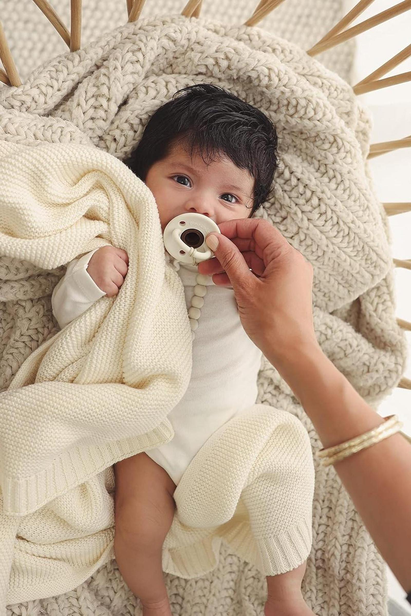 Heritage Knit - 100% Organic Cotton Luxury Knit Baby Swaddle Blanket