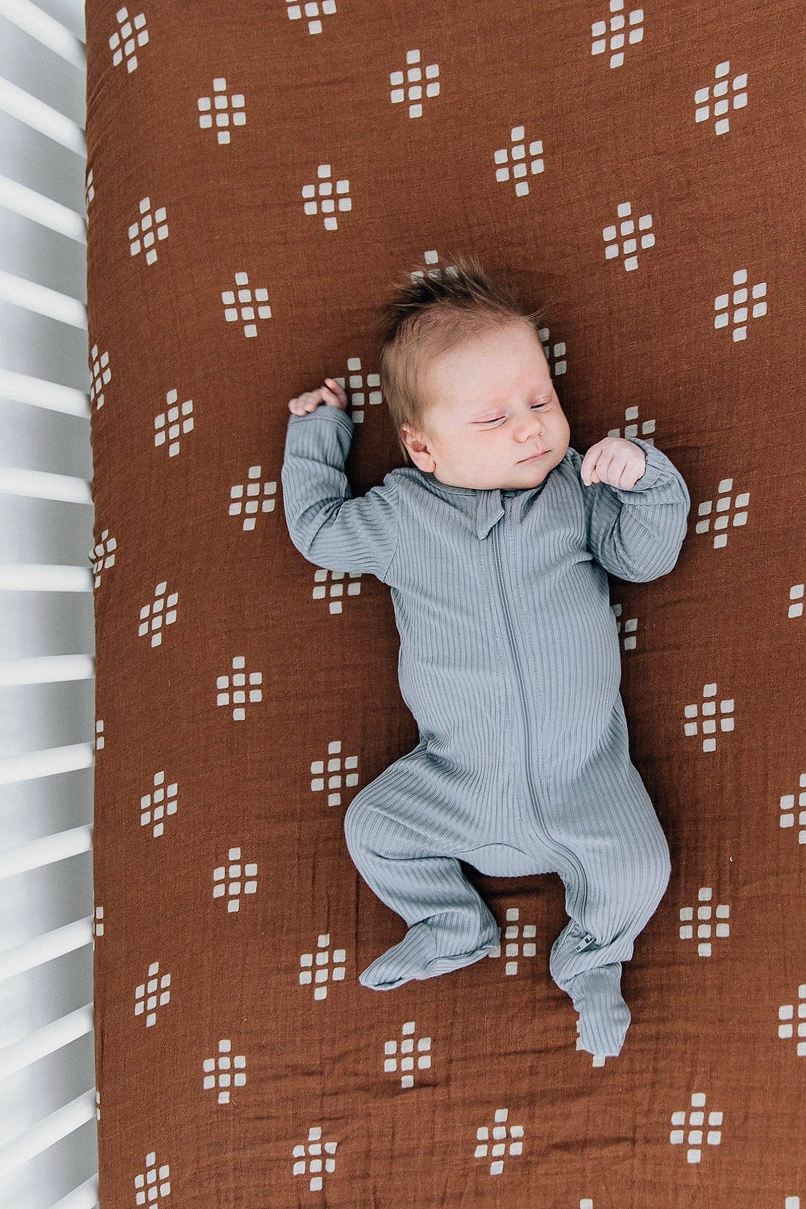 Chestnut Textiles Muslin Crib Sheet, 100% Cotton, Baby Essentials
