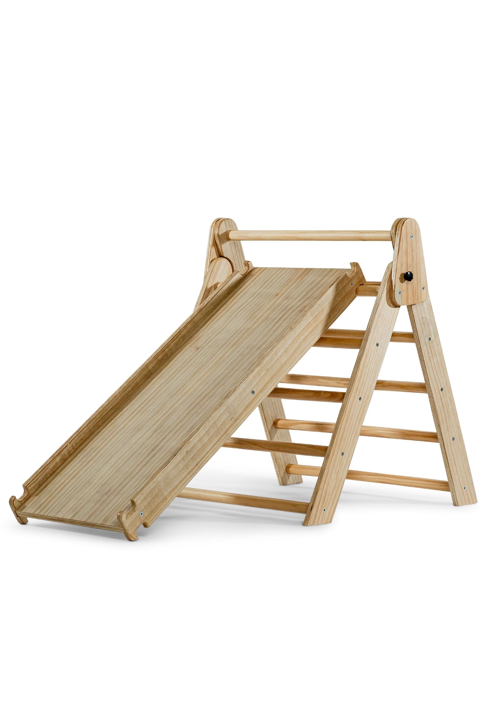 Hazel Baby & Toddler Gym, Pikler Triangle, Slide & Rocker Playset