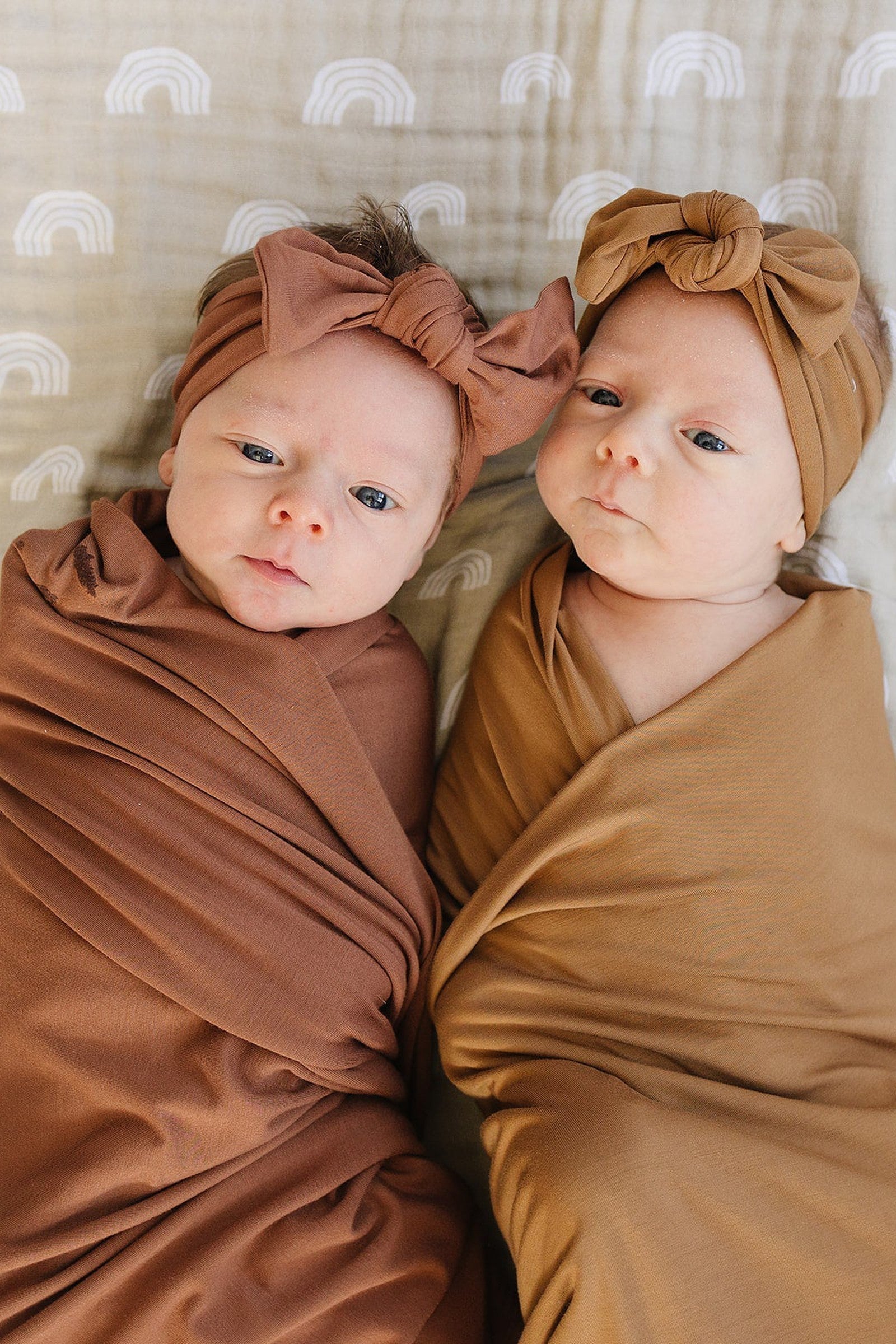 Rust Head Wrap, Bamboo, Baby