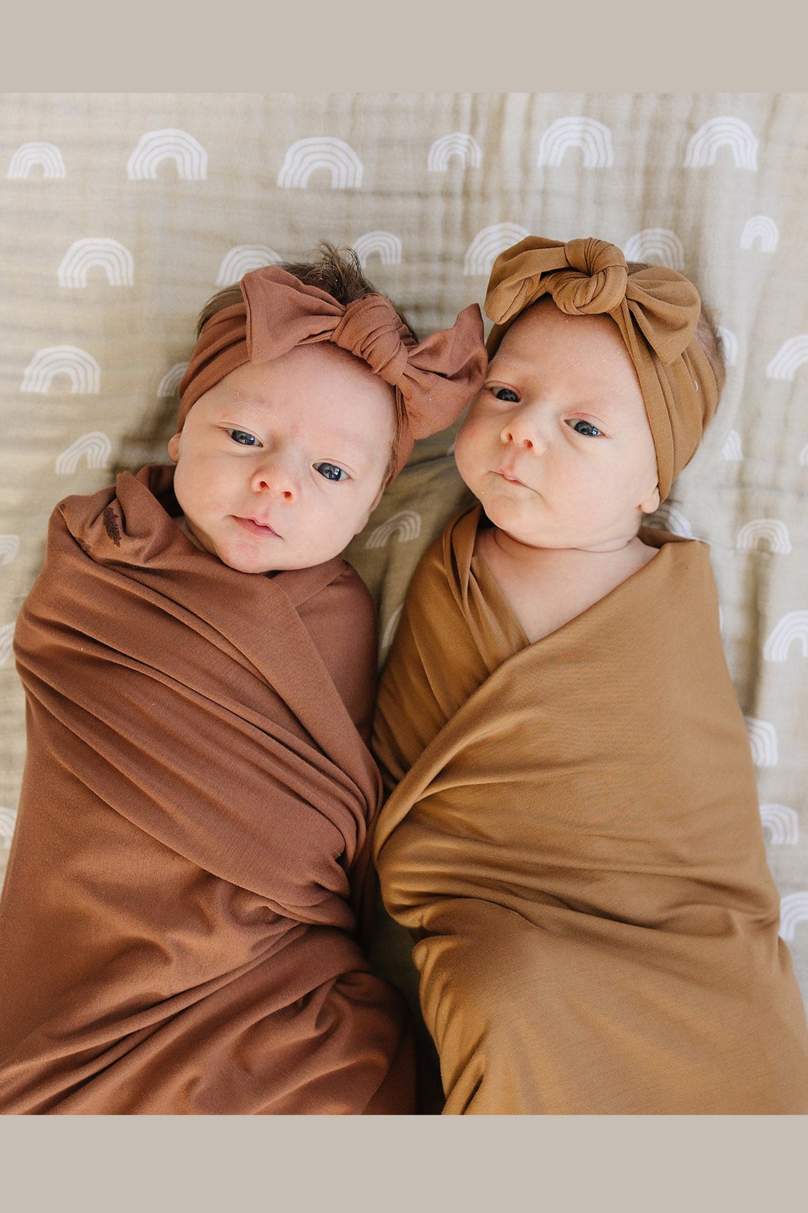 Mustard Stretch Swaddle Blanket, Bamboo, Gender Neutral, Baby