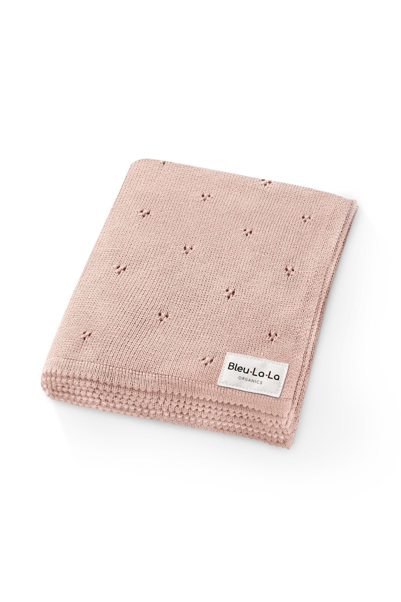 Organic Pointelle Luxury Knit Swaddle Blanket, 100% Cotton
