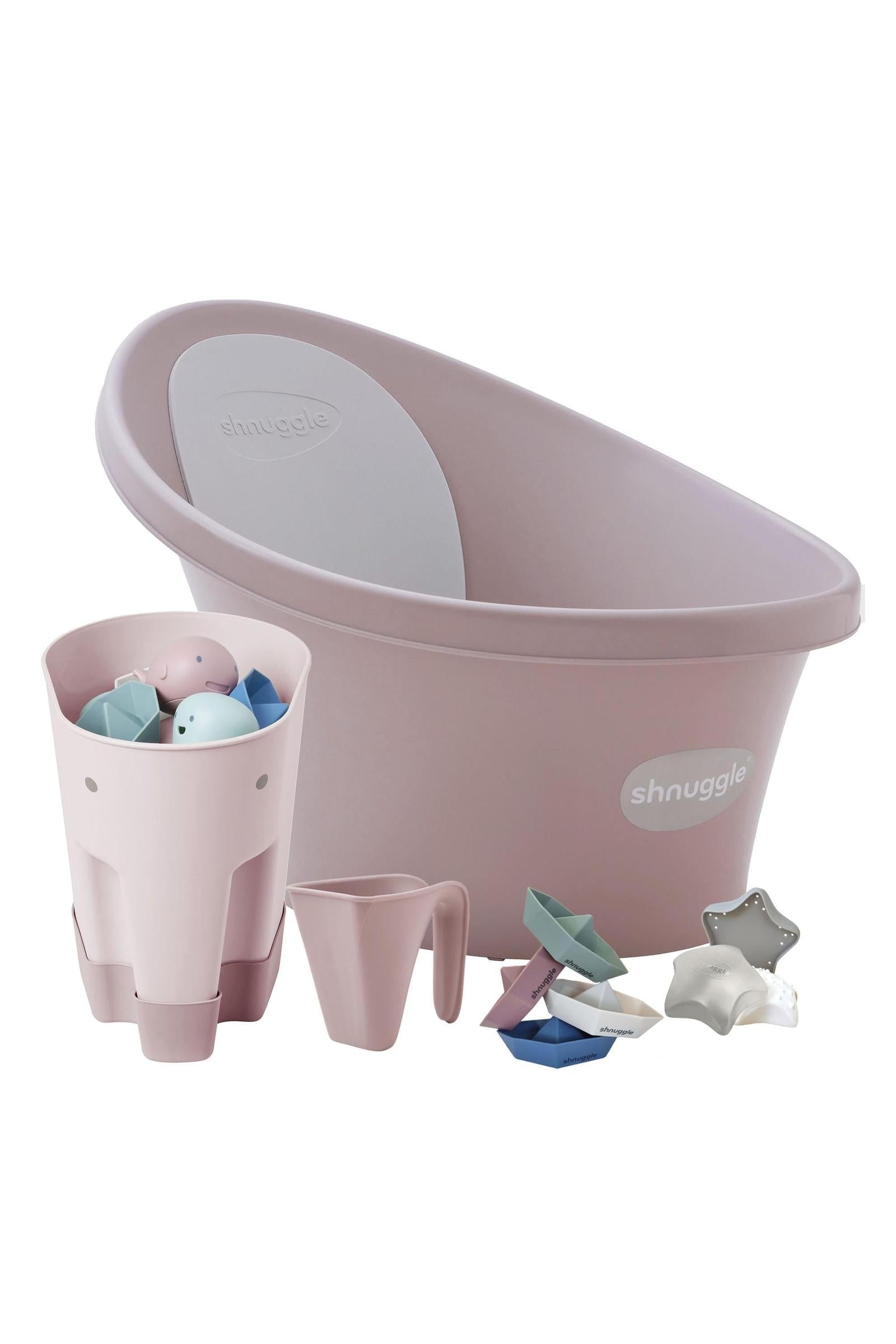 Shnuggle Newborn Bundle: Baby Bath & Accessories Bundle - 5-Piece Set