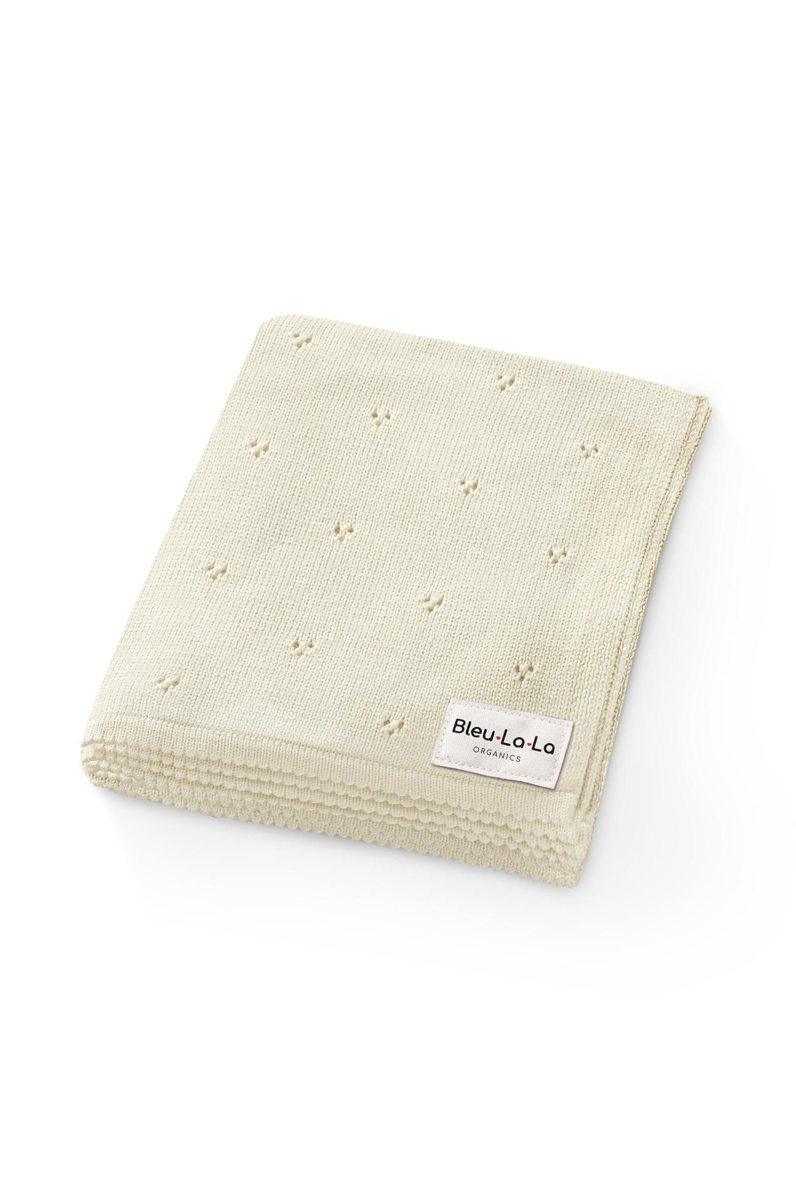 Organic Pointelle Luxury Knit Swaddle Blanket, 100% Cotton