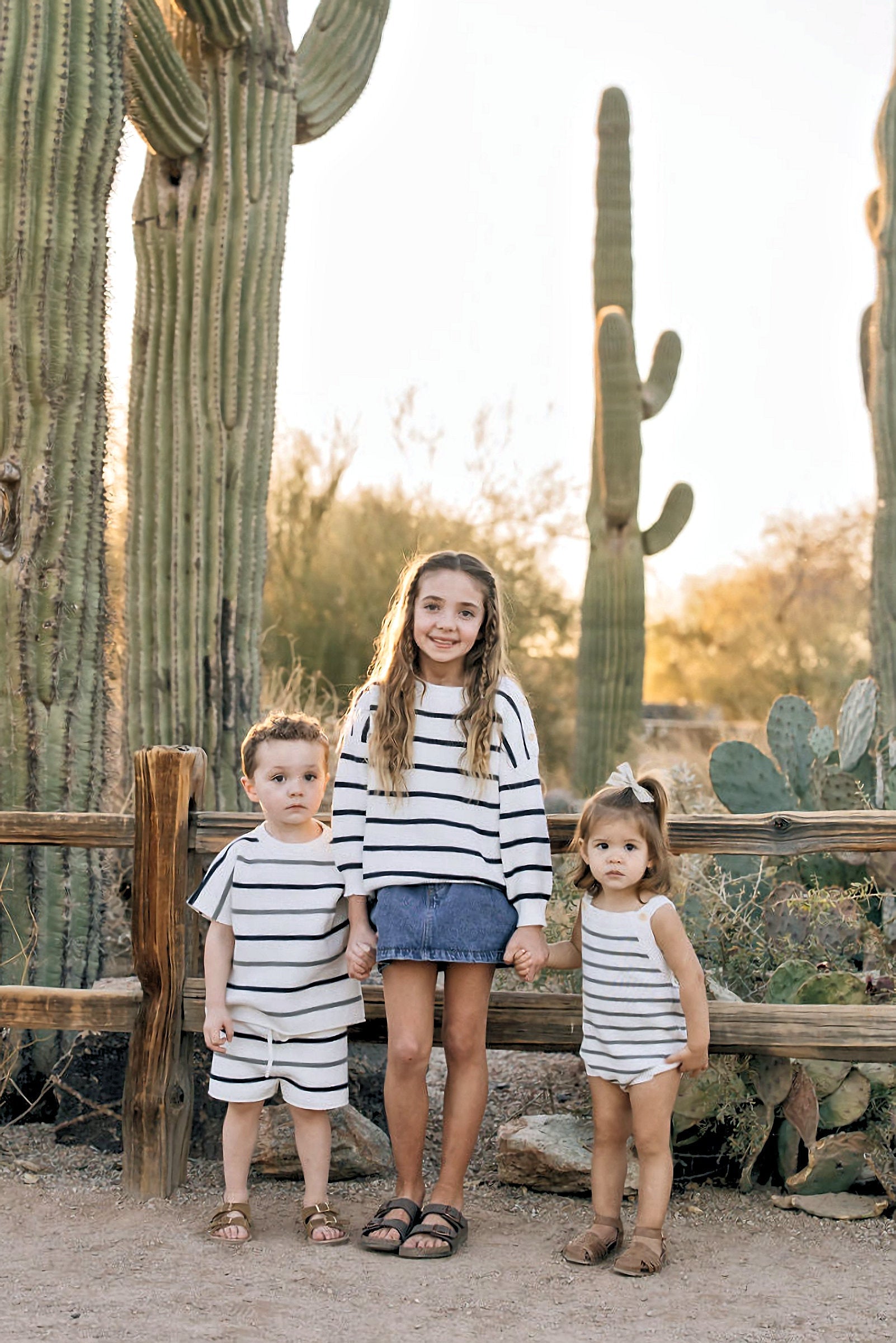 Navy Stripe Knit Sweater, 100% Cotton, Gender Neutral, Baby, Toddler & Kids