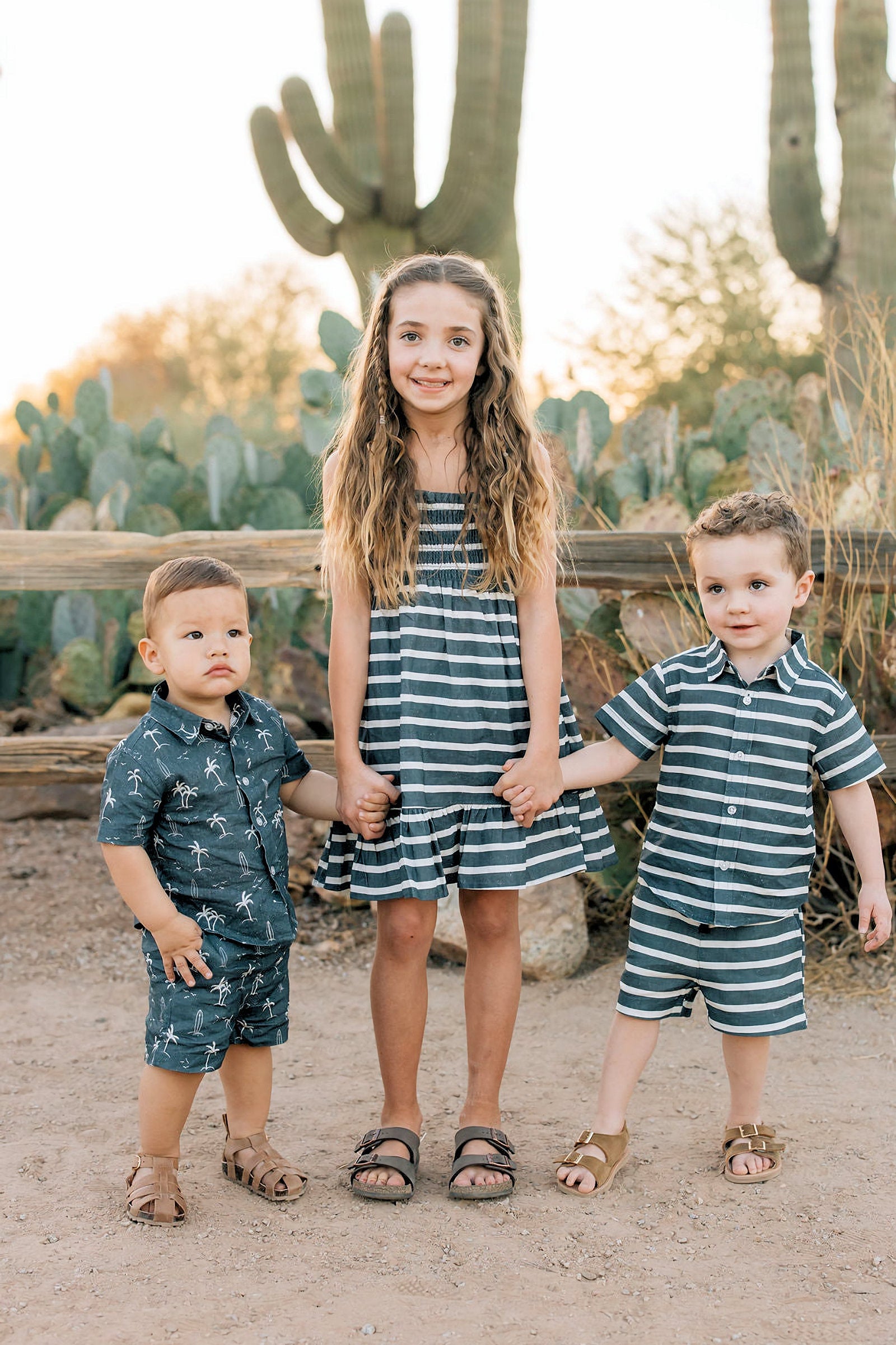 Boy Navy Surfer Linen Shorts, Resort Wear Collection, Baby, Toddler & Kids