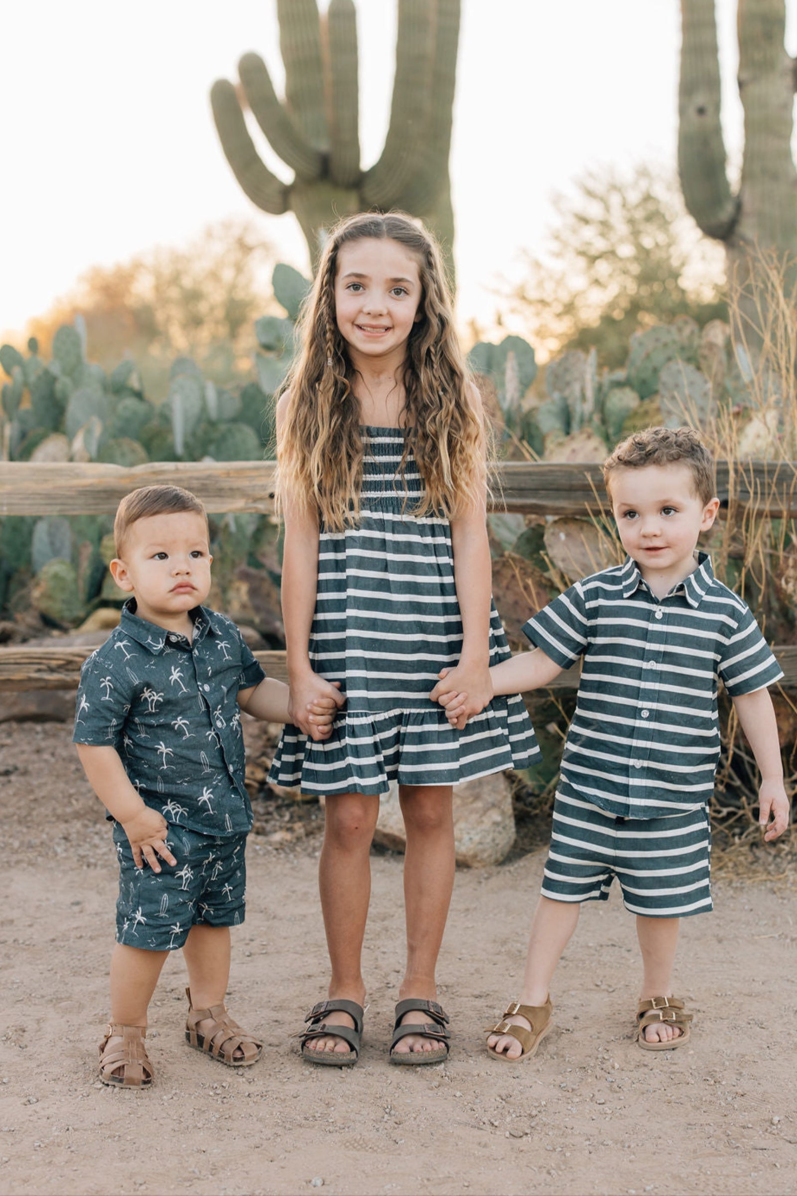 Boy Navy Stripe Linen Shorts, Baby, Toddler & Kids