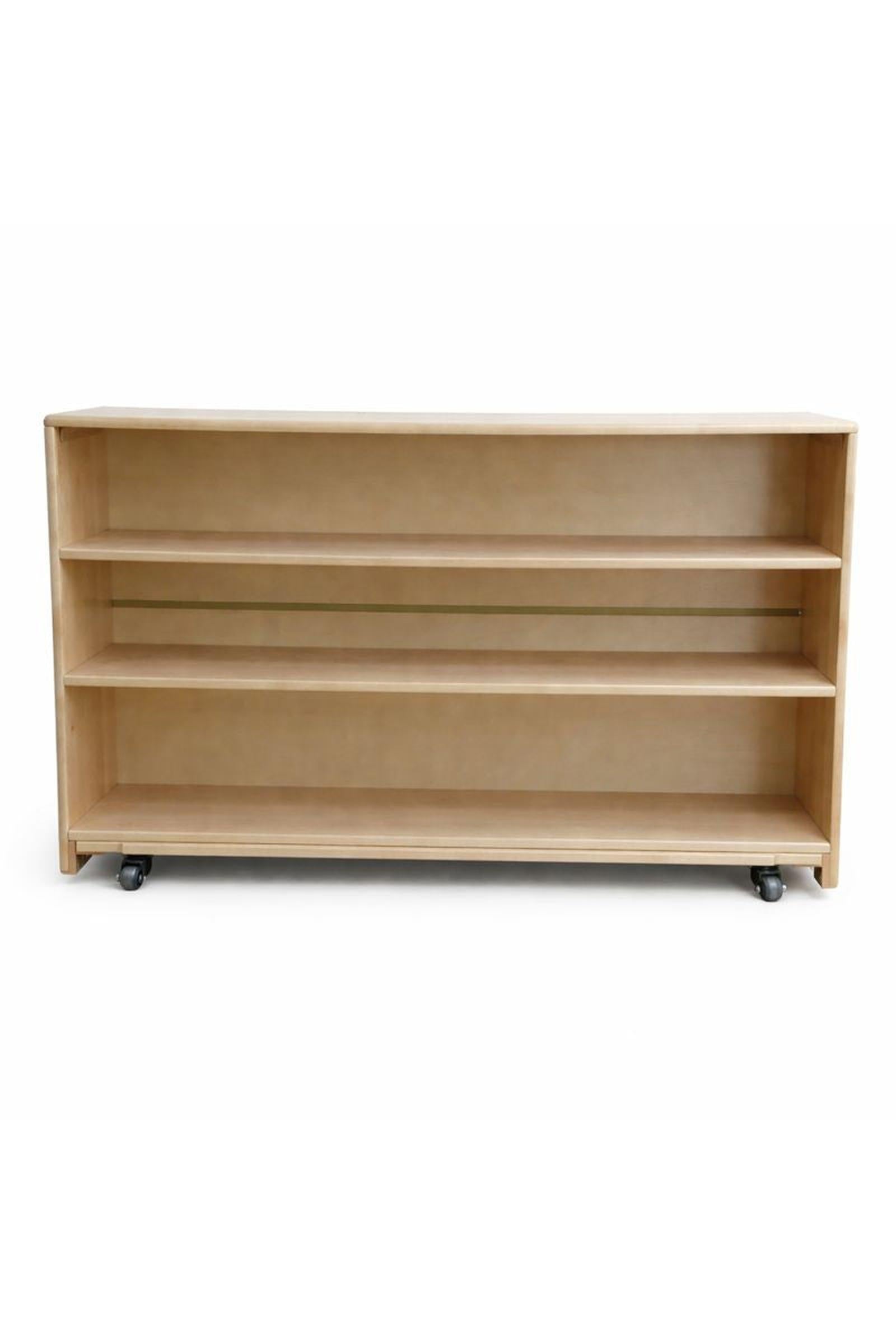 Montessori Wide Toy & Book Organizer for Kids' Rooms