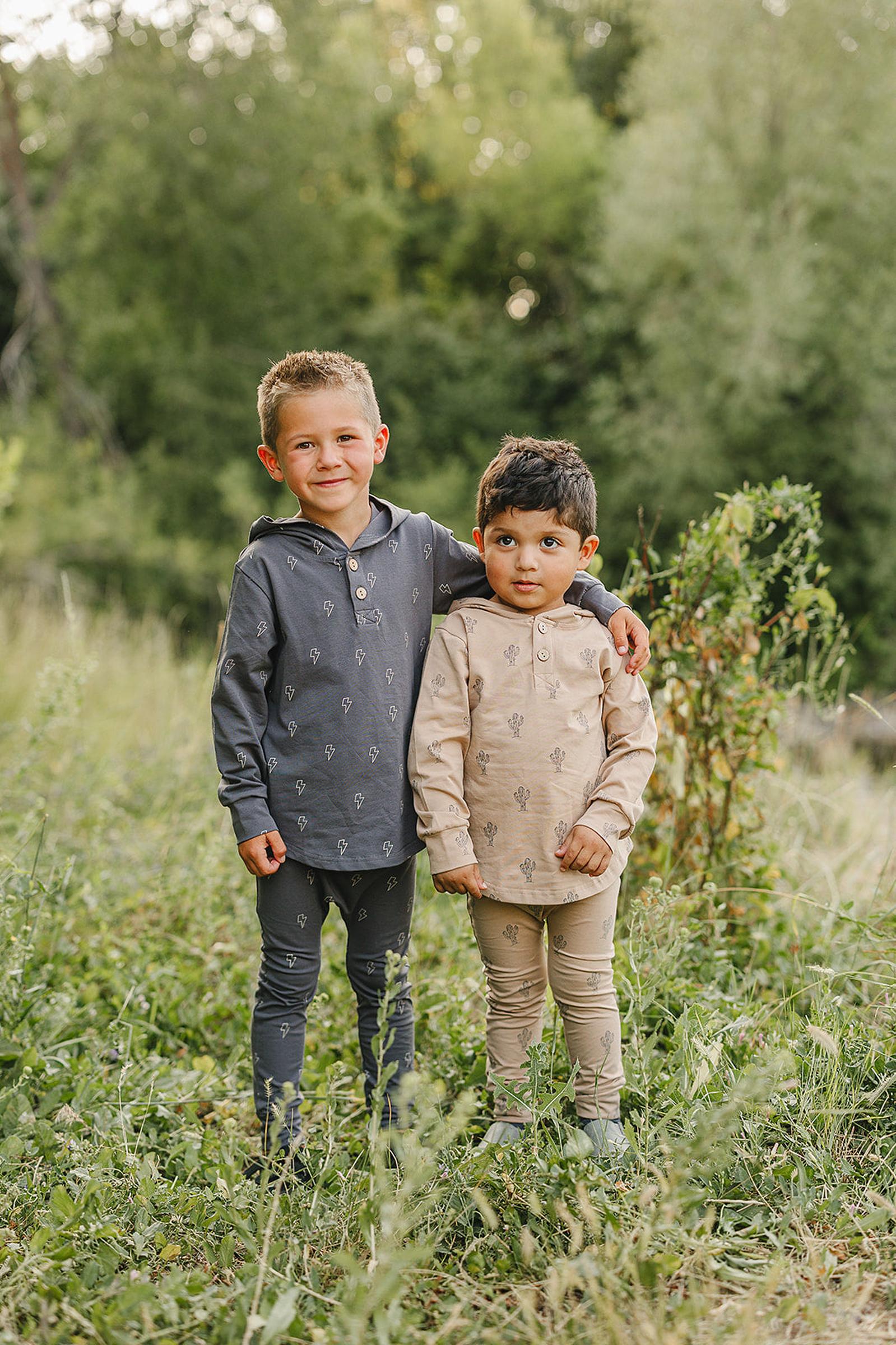 Cactus Long-Sleeve Hooded Set, Cotton, Rodeo Collection, Baby & Toddler