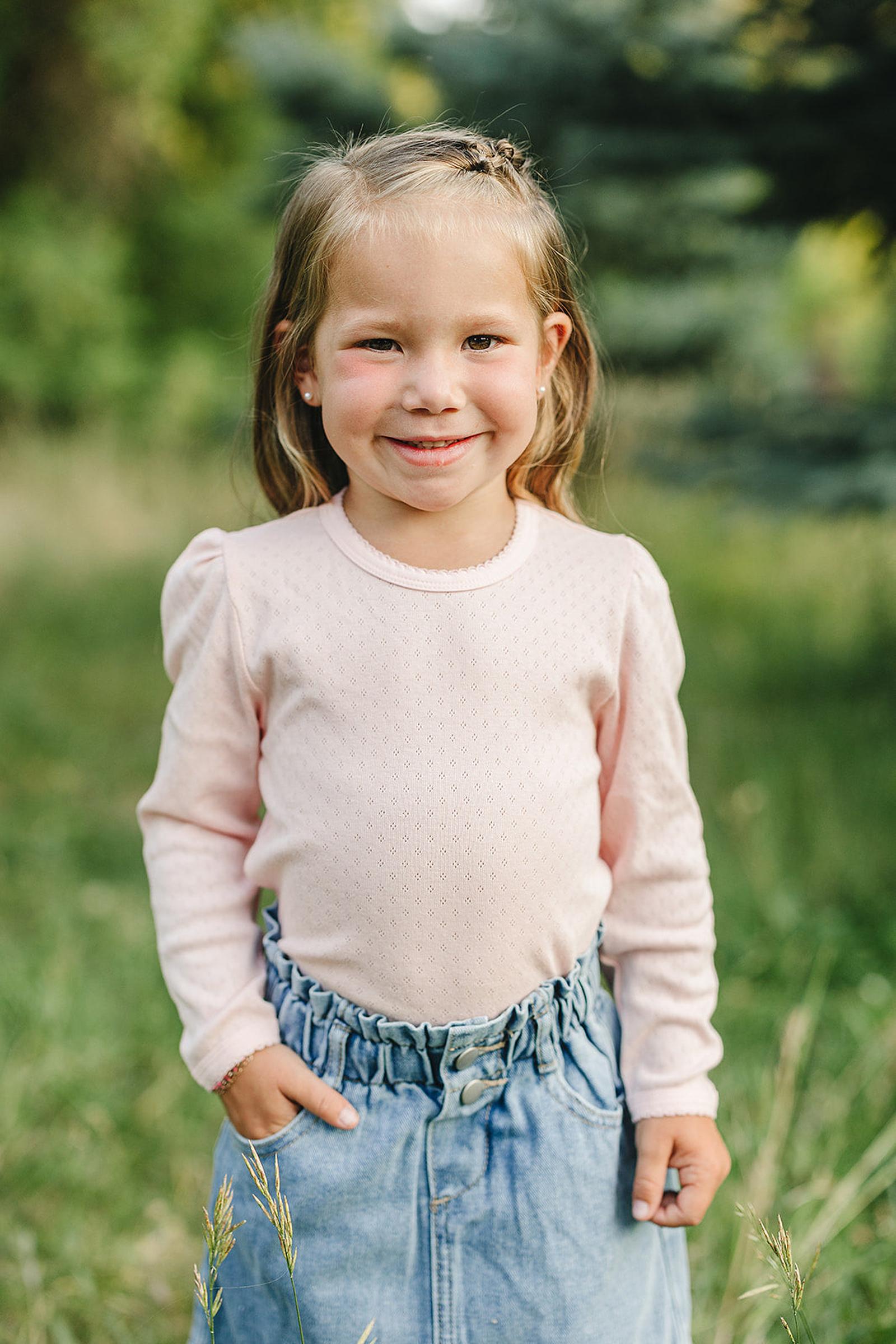 Pink Pointelle Long Sleeve T-Shirt, 100% Cotton, Baby, Toddler & Kids