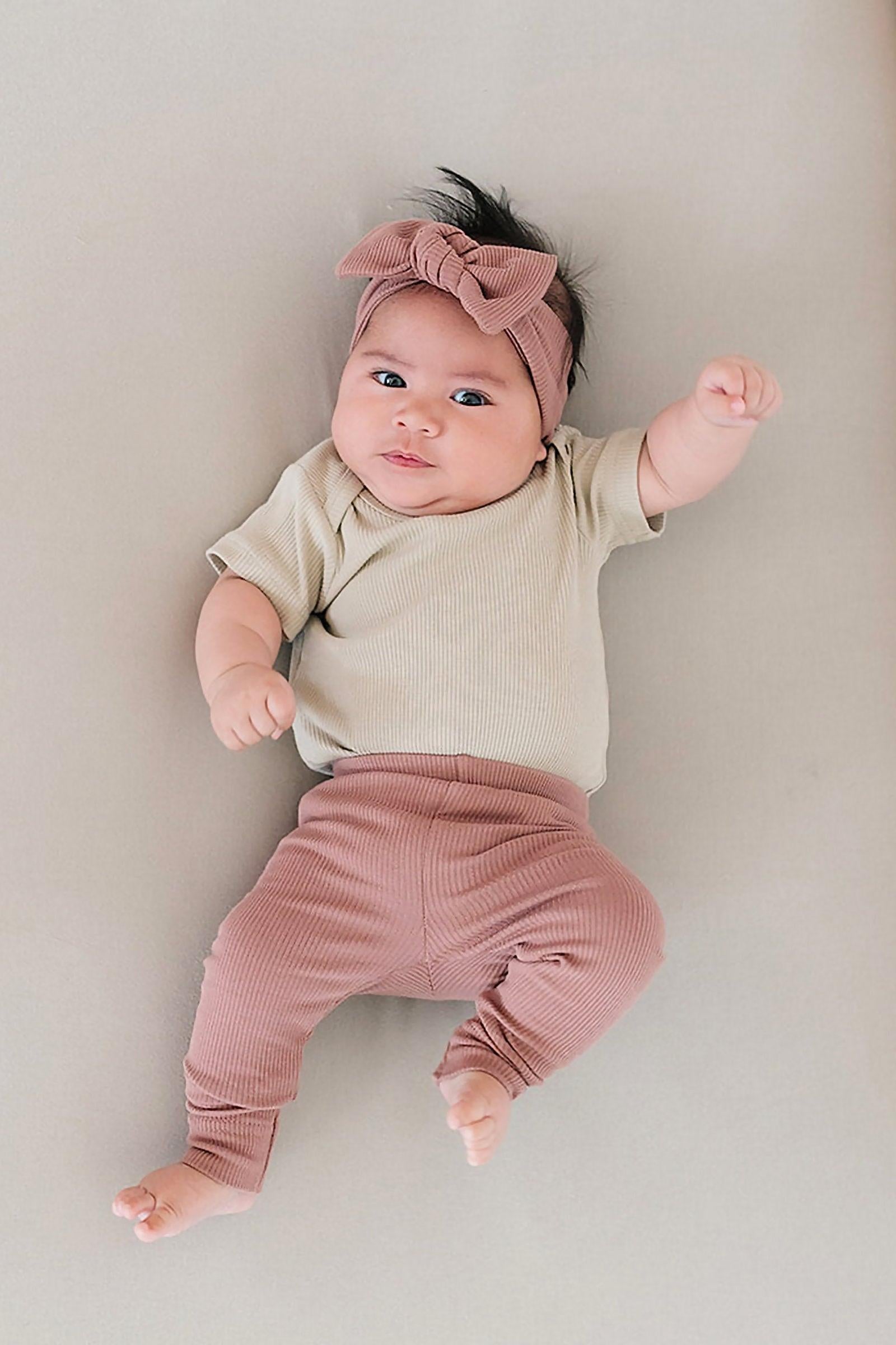 Dusty Rose Leggings, Baby & Toddler, Organic Cotton