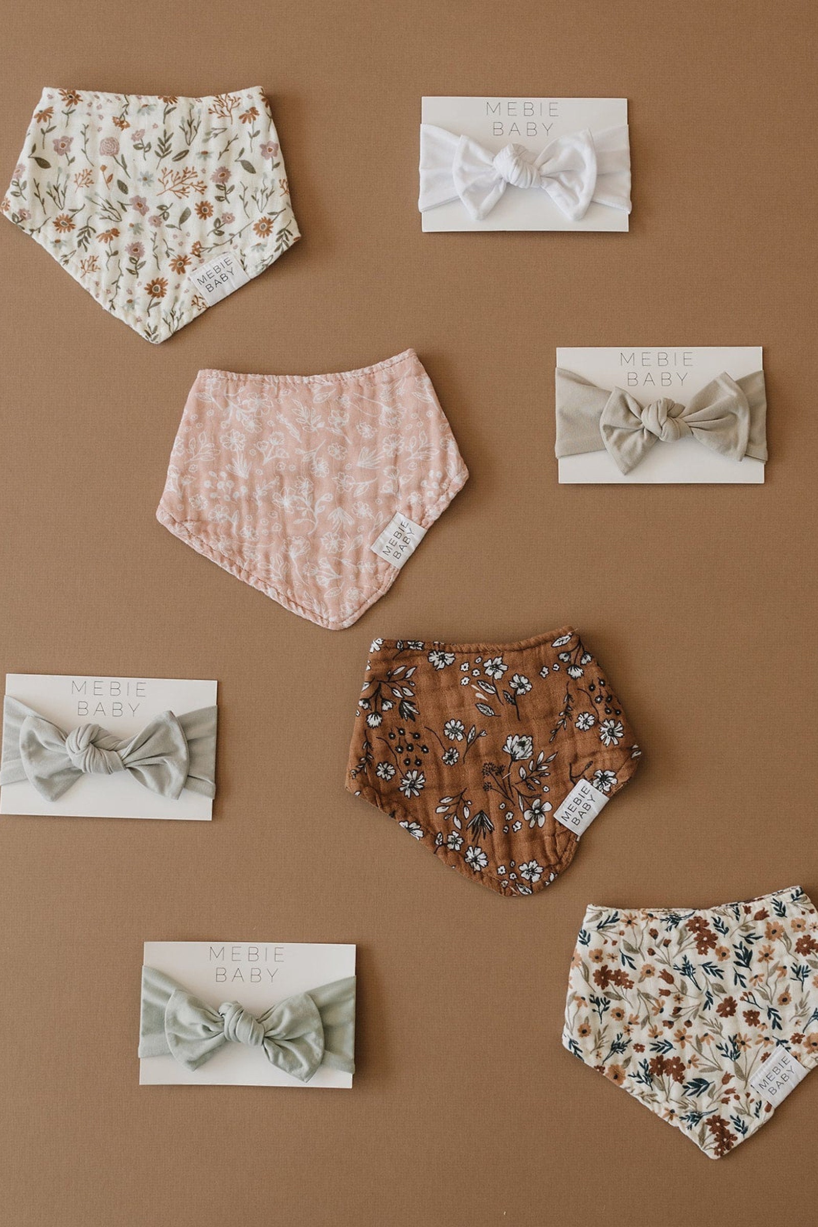 Harvest Floral Muslin Bib, 100% Cotton, Baby Essentials