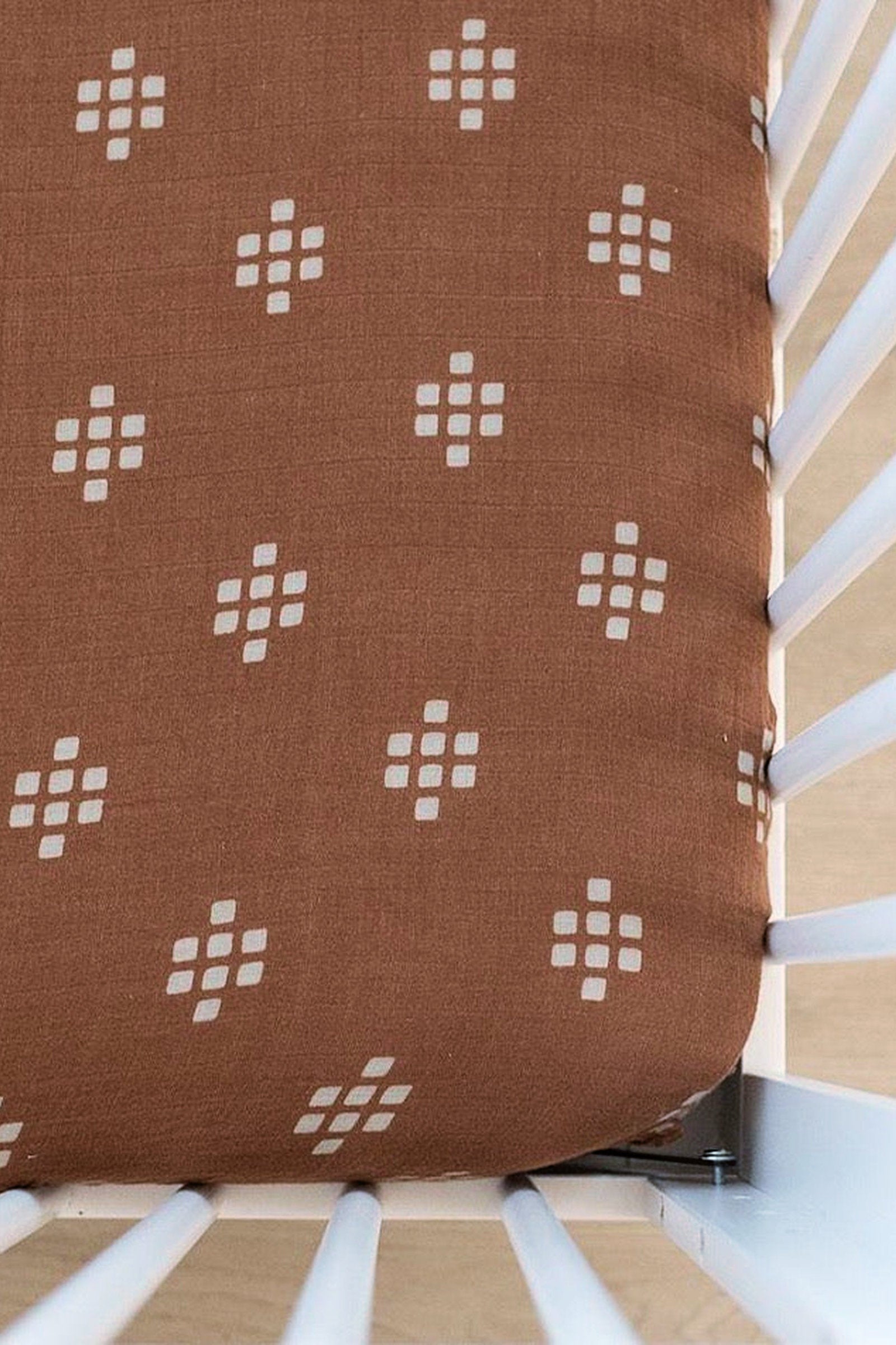Chestnut Textiles Muslin Crib Sheet, 100% Cotton, Baby Essentials