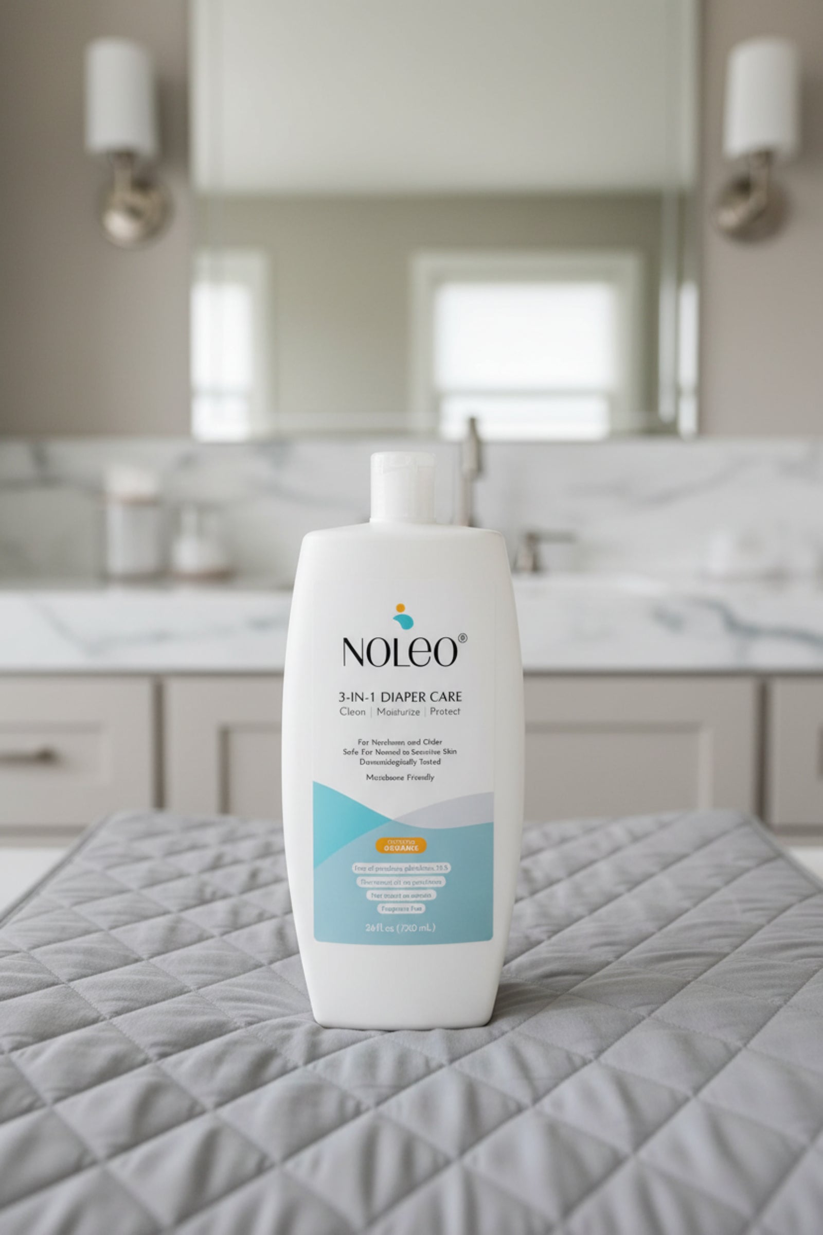 NOLEO 3-IN-1 Diaper Rash Cream, 24oz
