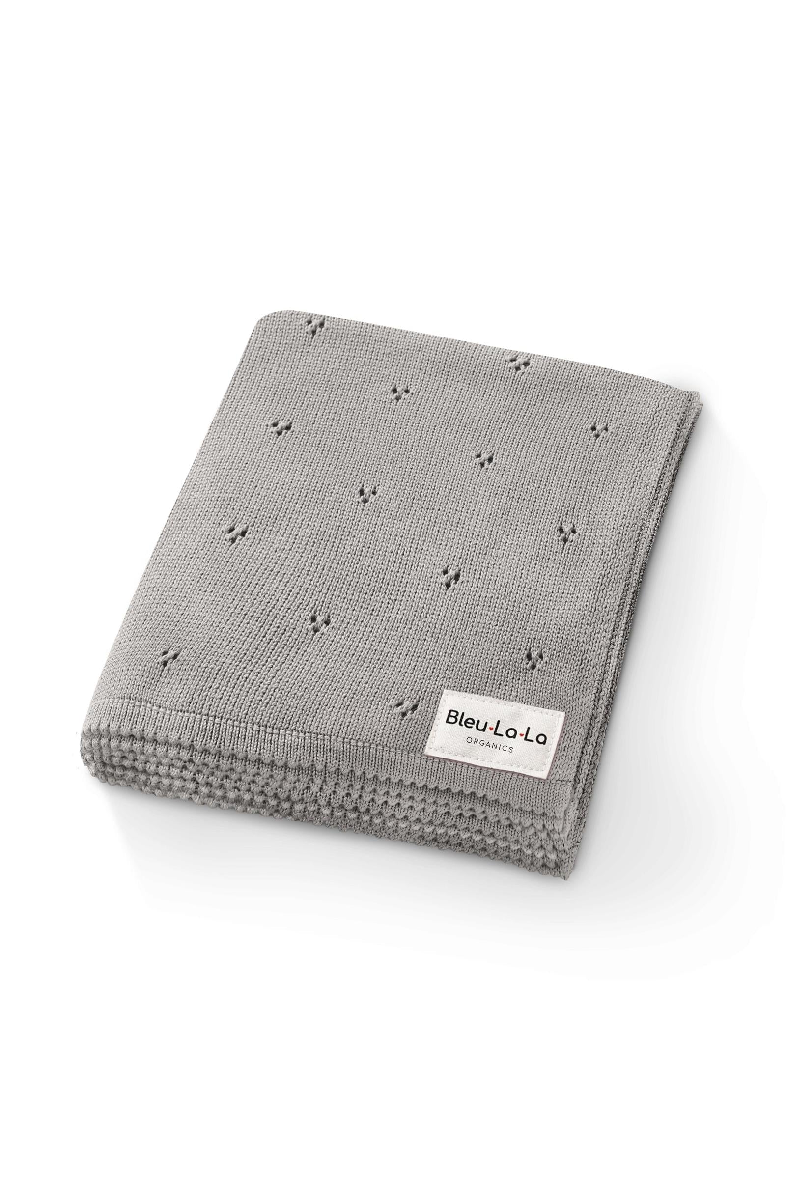 Organic Pointelle Luxury Knit Swaddle Blanket, 100% Cotton