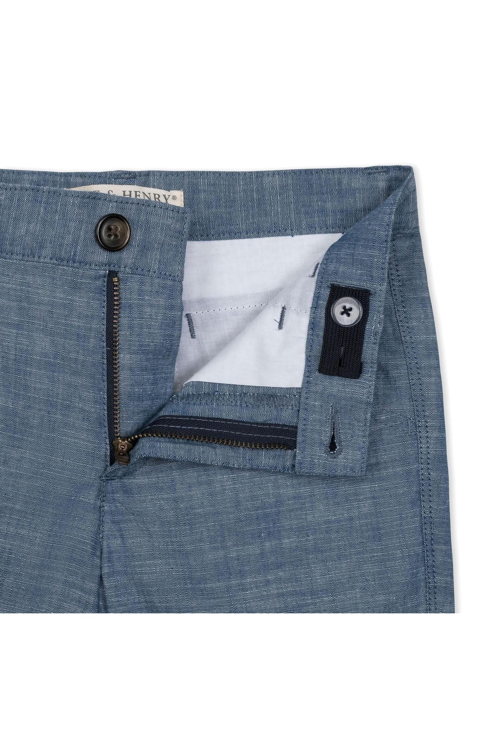 Organic Cotton Shorts for Boys, Chambray, Toddler & Kids
