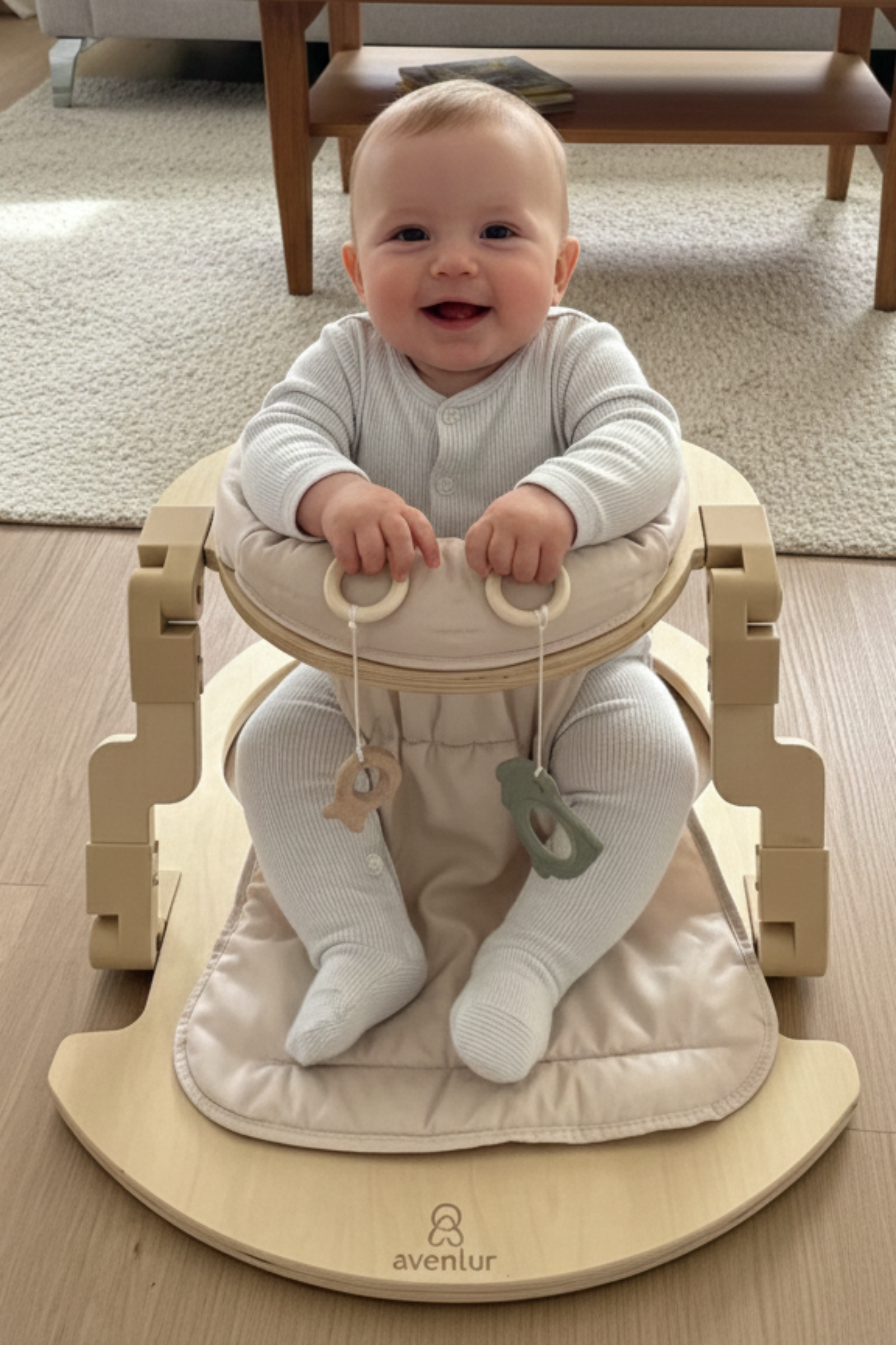 Oakling - Premium Foldable Wooden Baby Activity Seat