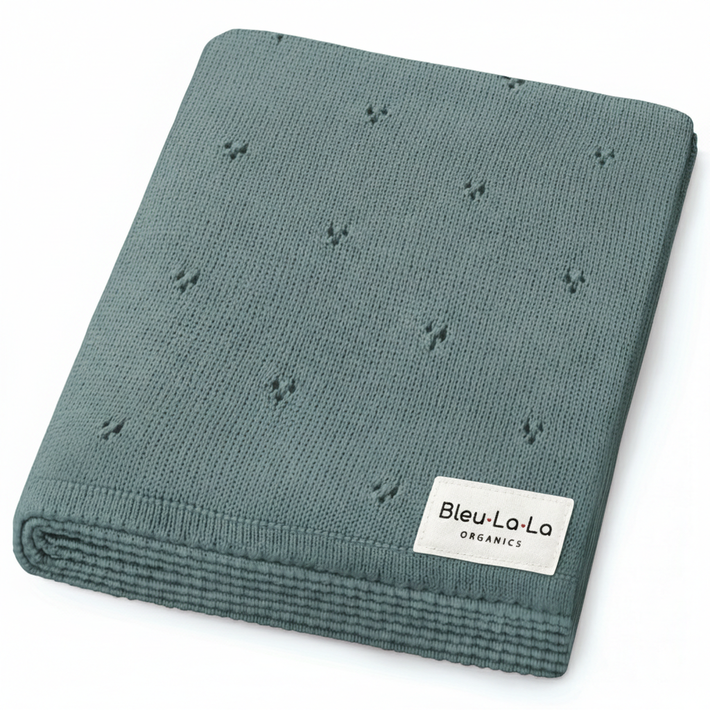 Organic Pointelle Luxury Knit Swaddle Blanket, 100% Cotton