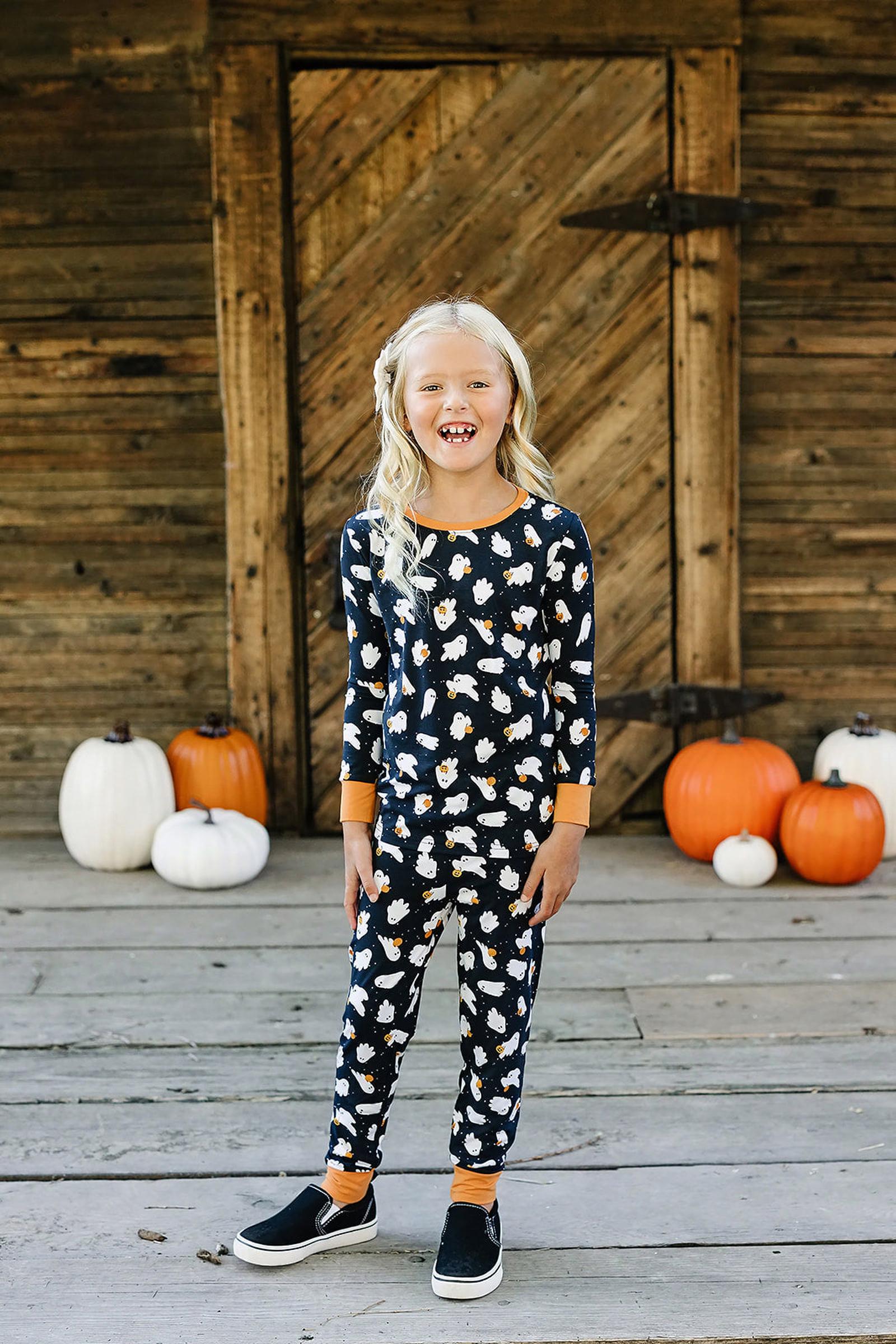 Halloween Ghosts Cozy Pajama Set, Bamboo, Gender Neutral, Baby, Toddler & Kids