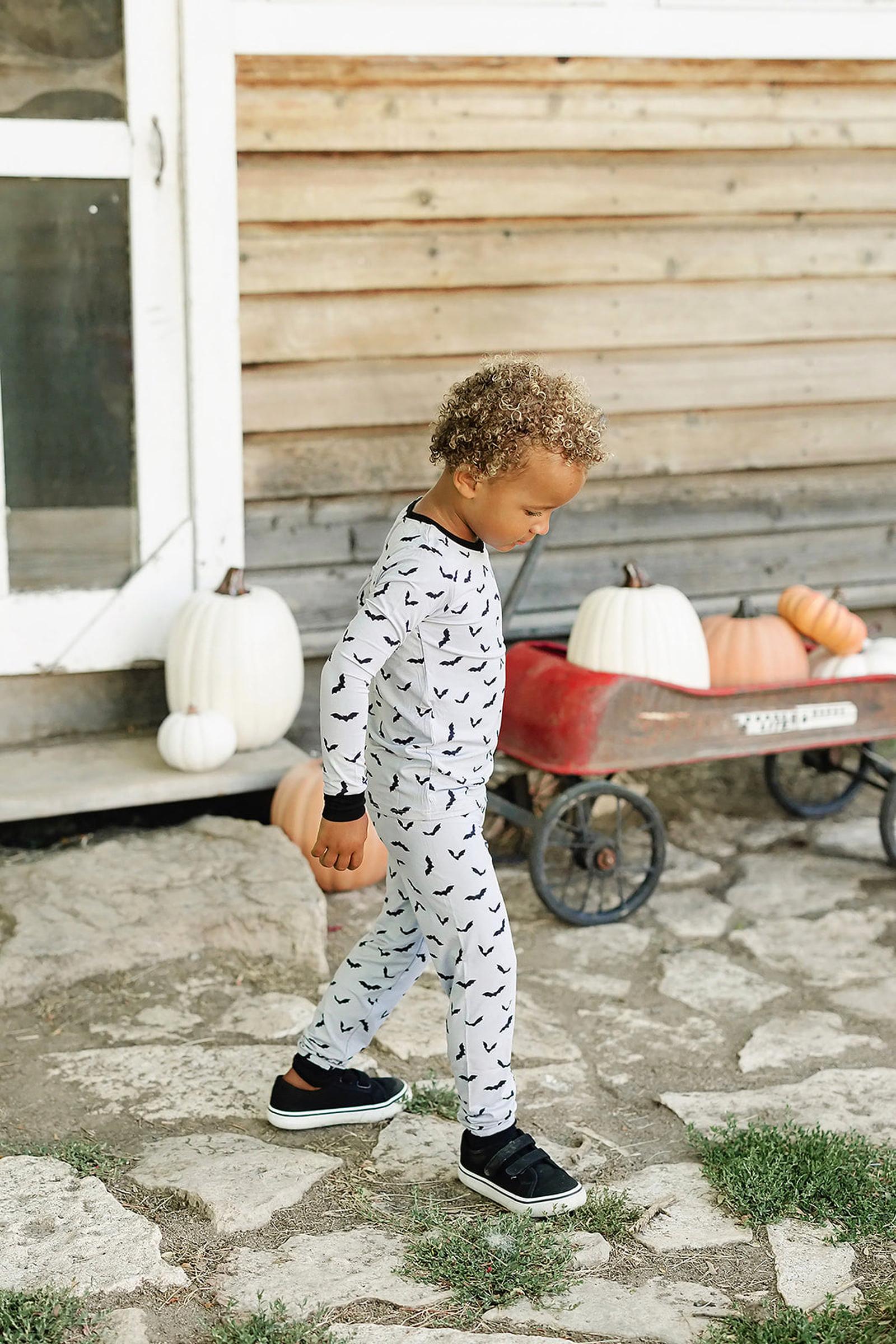 Midnight Bats Sleepwear Pajama Set, Bamboo, Gender Neutral, Baby, Toddler & Kids