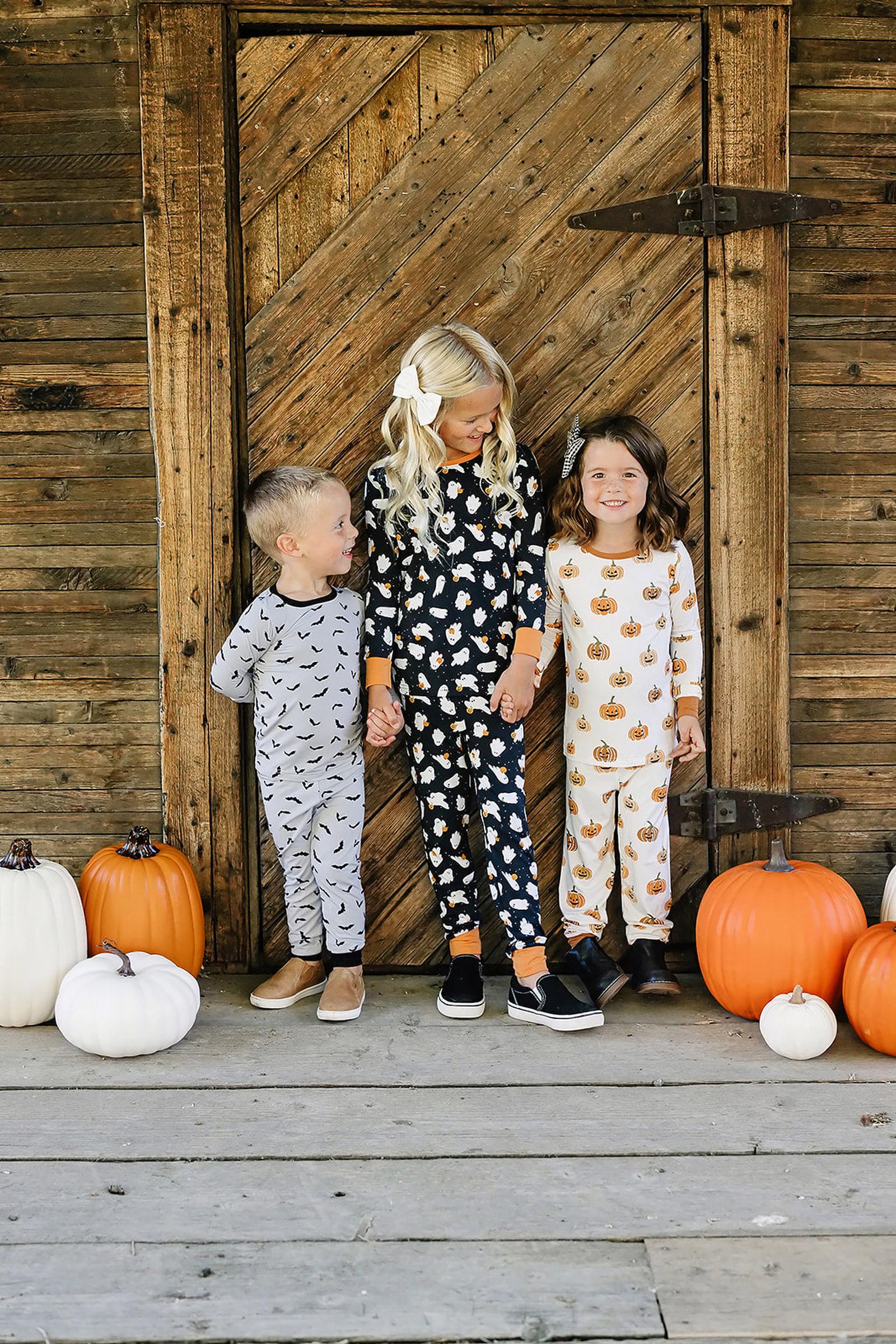 Halloween Ghosts Cozy Pajama Set, Bamboo, Gender Neutral, Baby, Toddler & Kids
