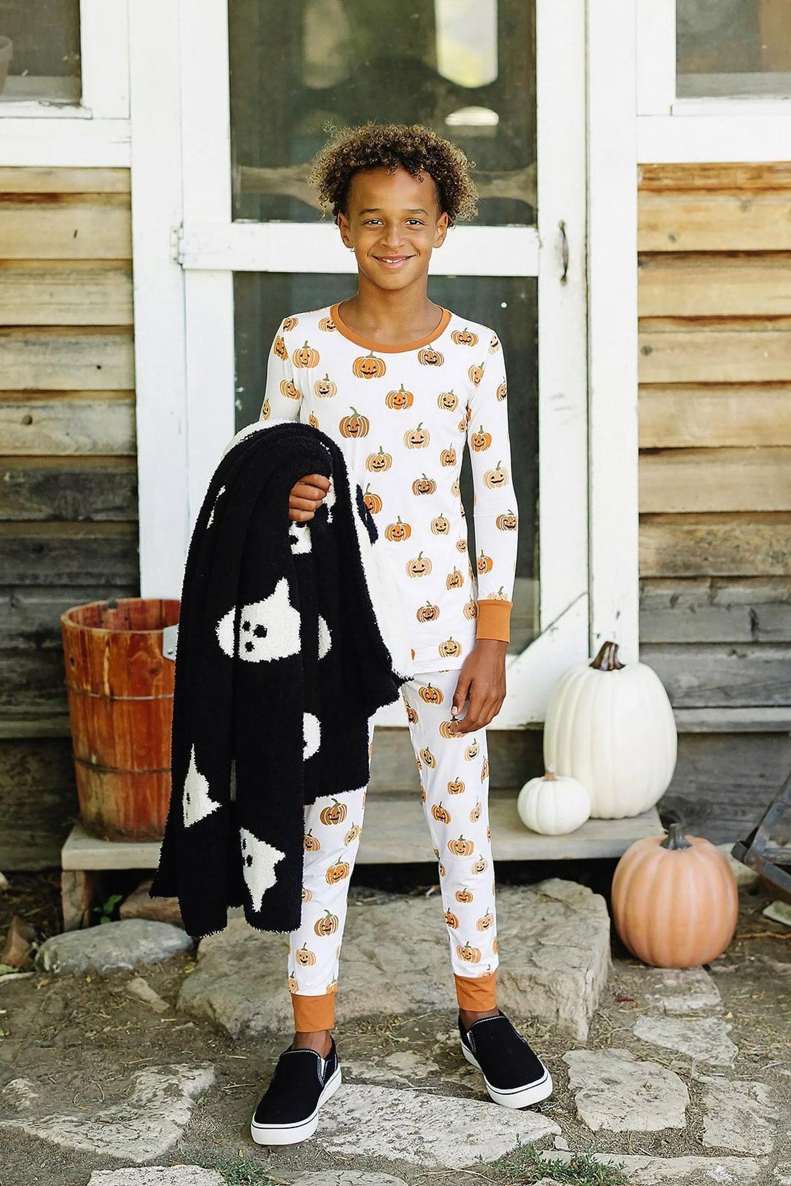 Pumpkin Patch Cozy Pajama Set, Bamboo, Gender Neutral, Baby, Toddler & Kids