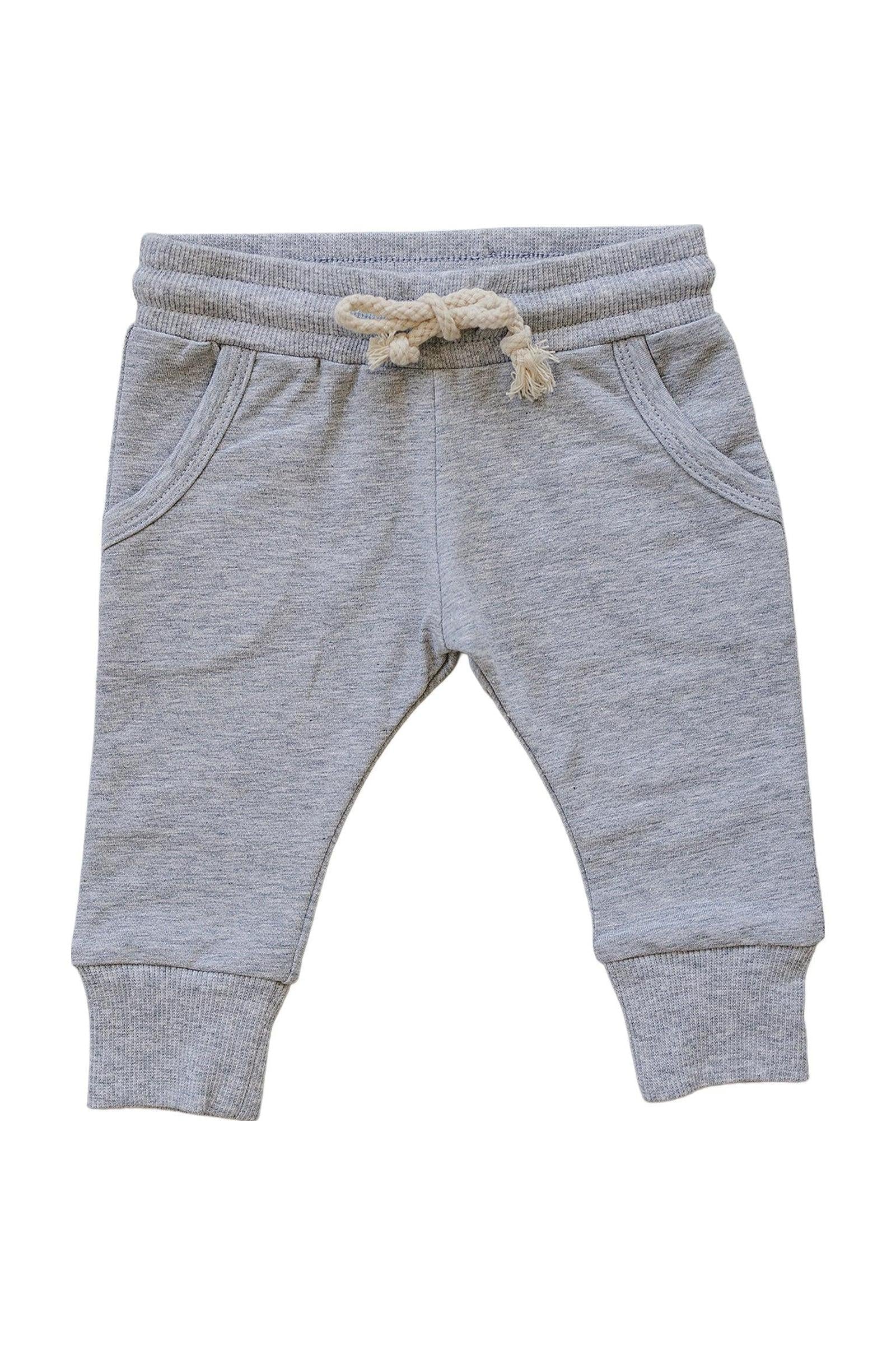 Grey Pocket Joggers, Cotton, Baby, Toddler & Kids