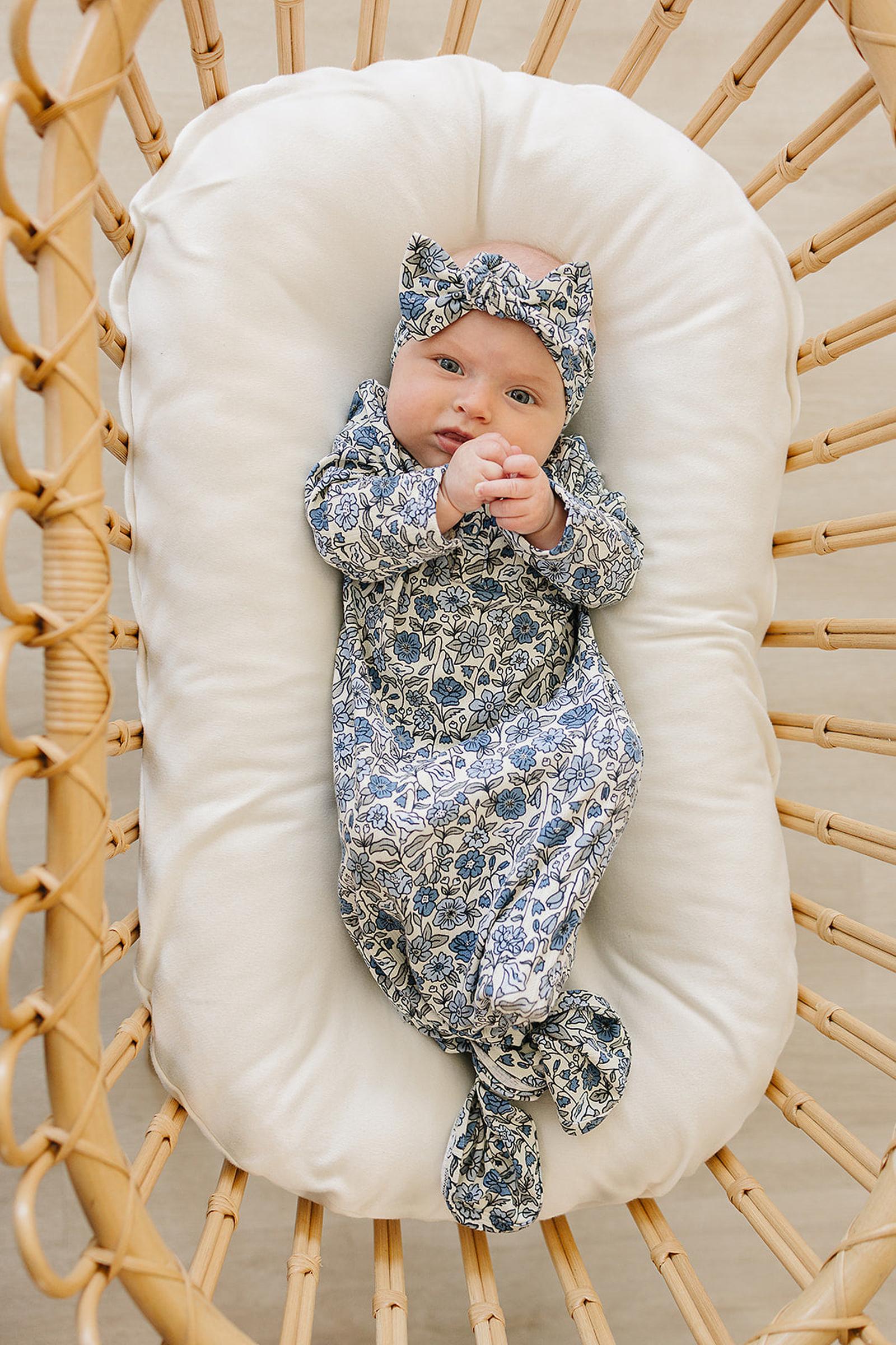 Bluebell Pointelle Head Wrap, Bamboo, Baby