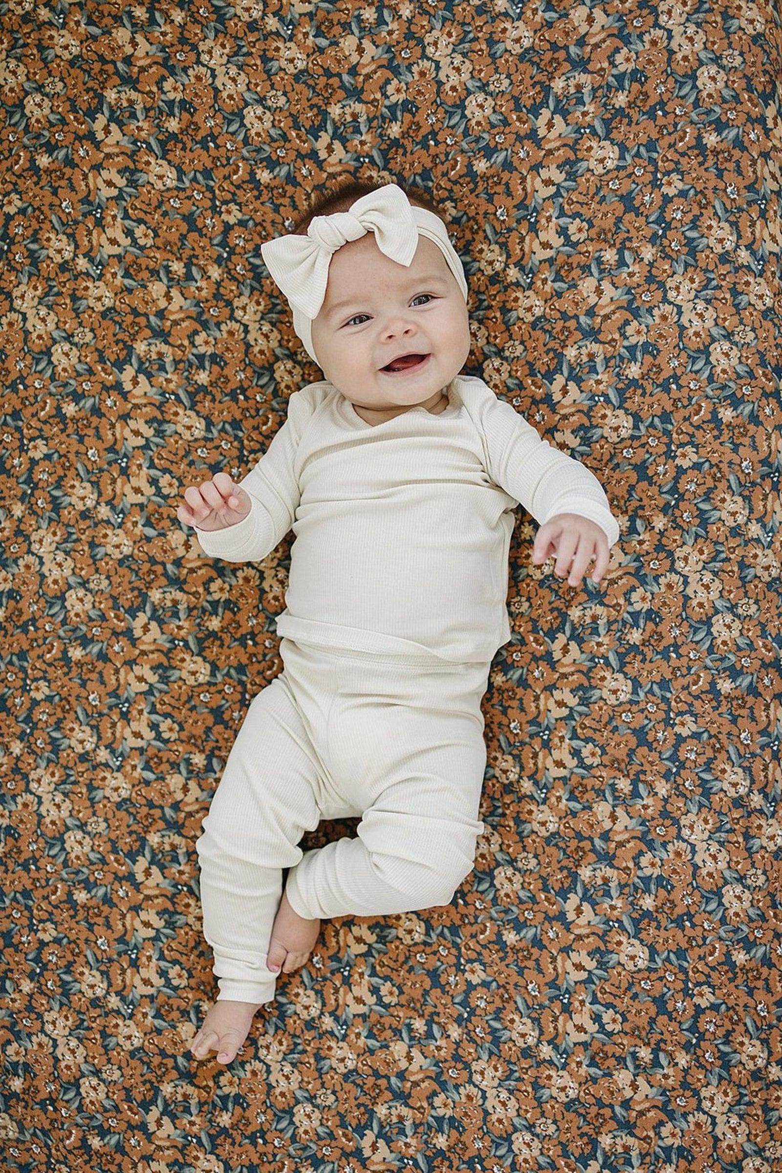 Venetian Floral Muslin Crib Sheet, 100% Cotton, Baby Essentials